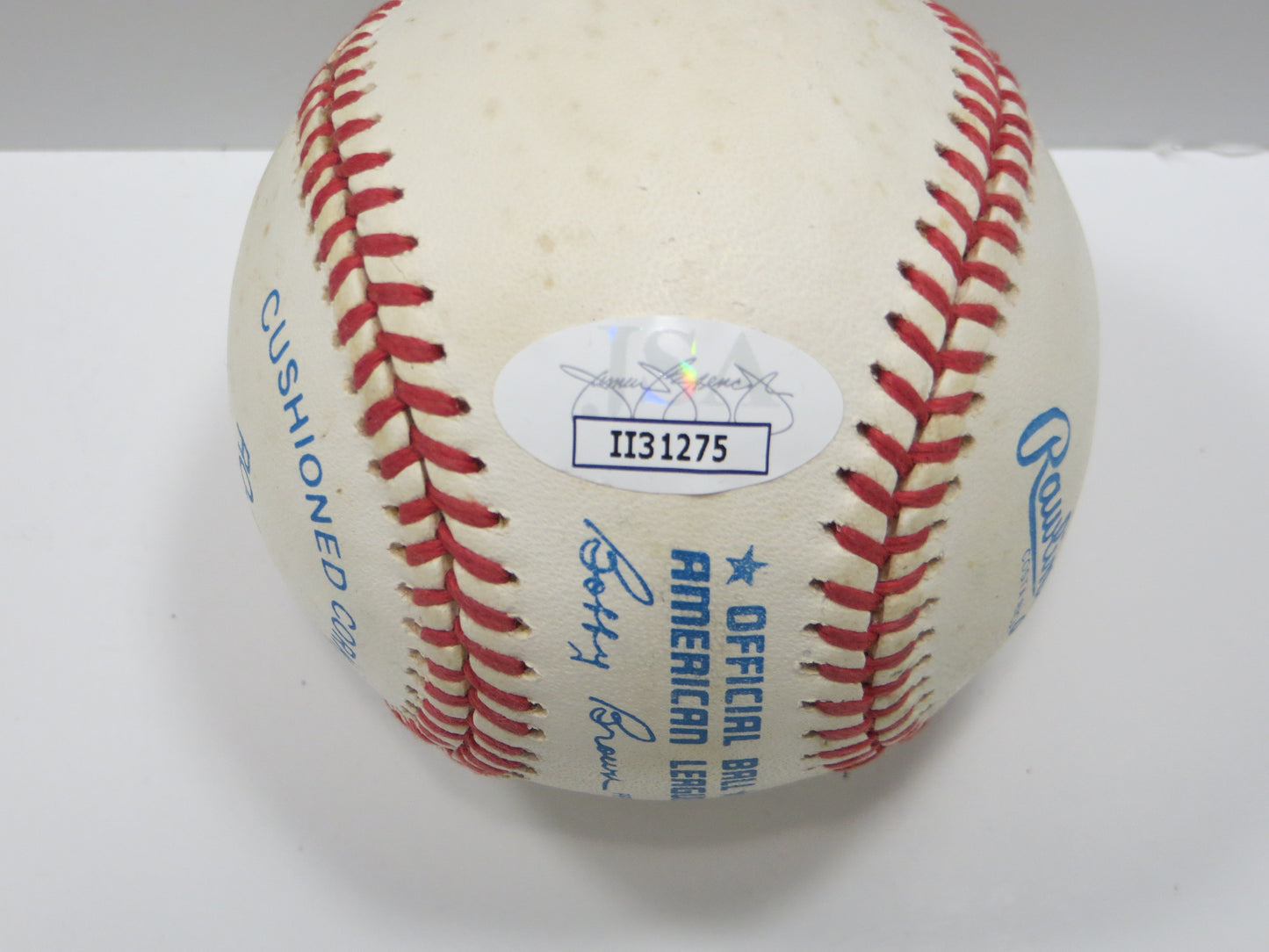 JEFF REARDON SIGNED Rawlings OAL BASEBALL Minnesota Twins w/INSC JSA COA