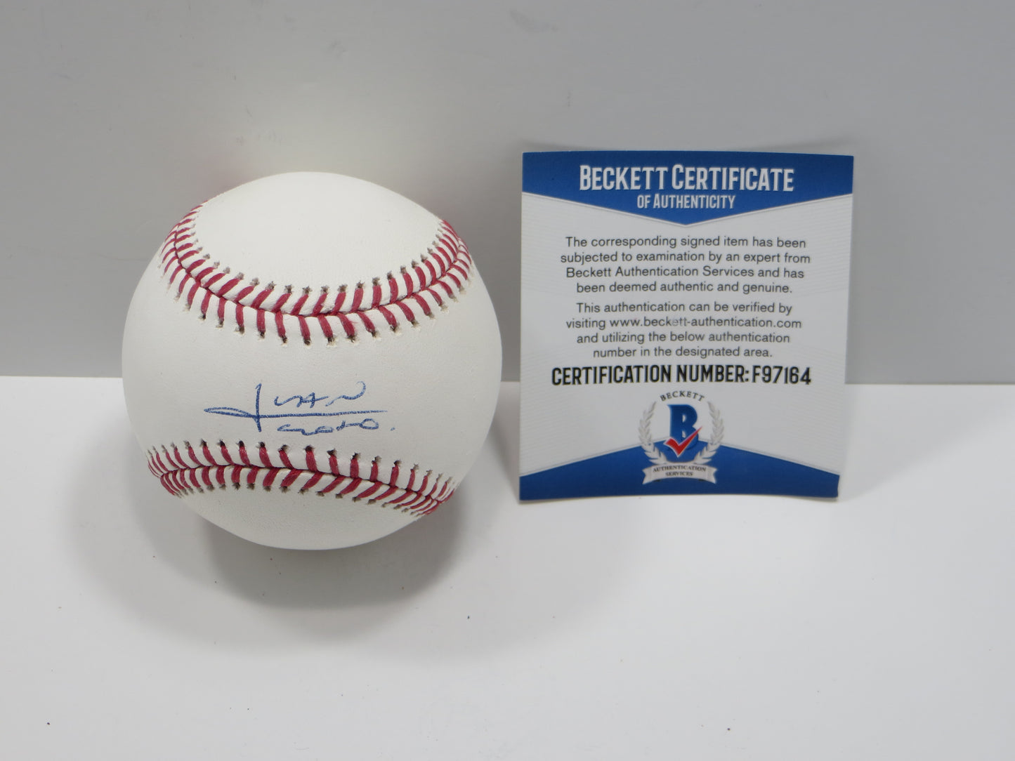 JUAN SOTO SIGNED Rawlings OML BASEBALL NEW YORK YANKEES BAS