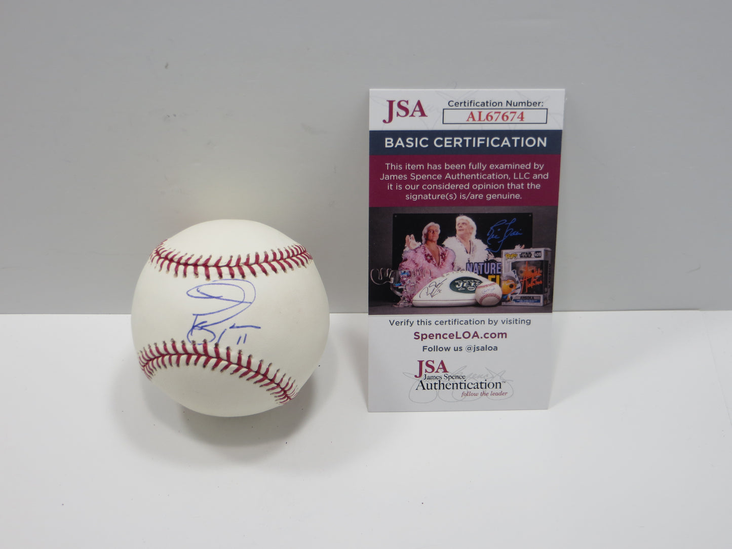 JACQUE JONES SIGNED MINNESOTA TWINS Rawlings OML BASEBALL JSA COA