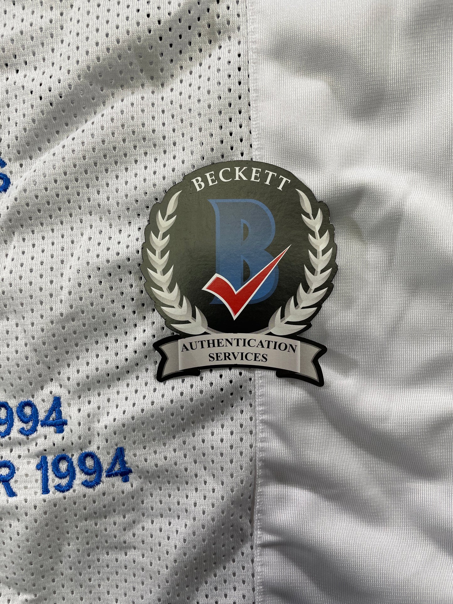 TONY DORSETT DALLAS COWBOYS SIGNED HOME STAT JERSEY Pitt Panthers BAS