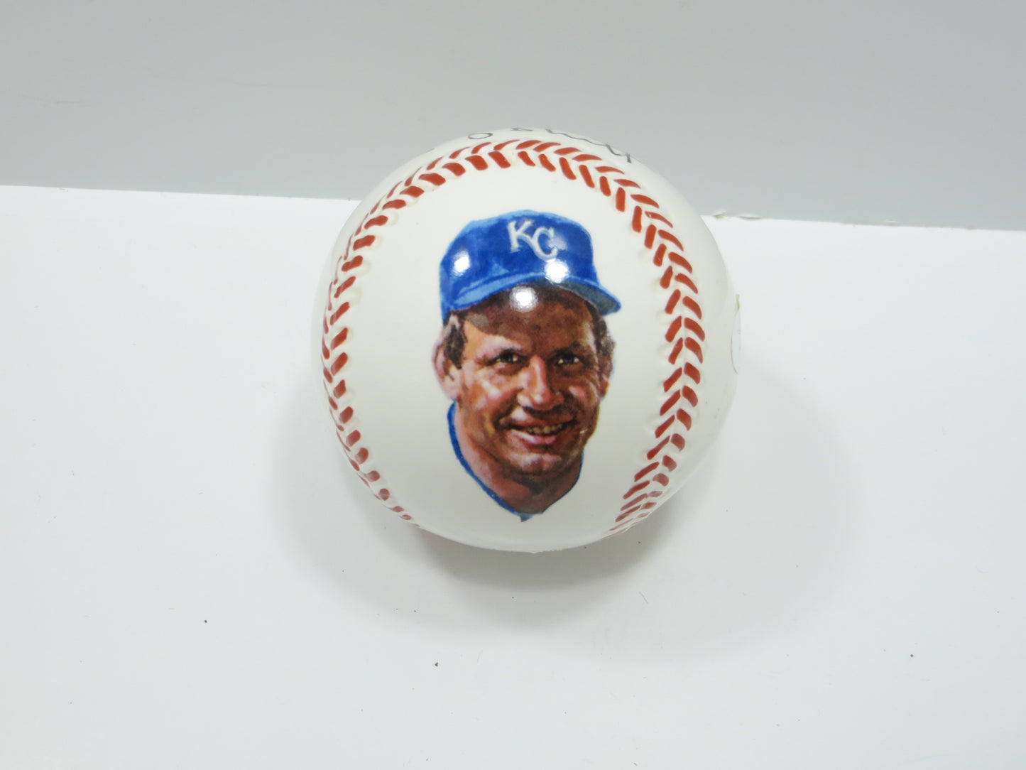 GEORGE BRETT SIGNED Official Ceramic Baseball Gartlan John Martin KC Royals JSA