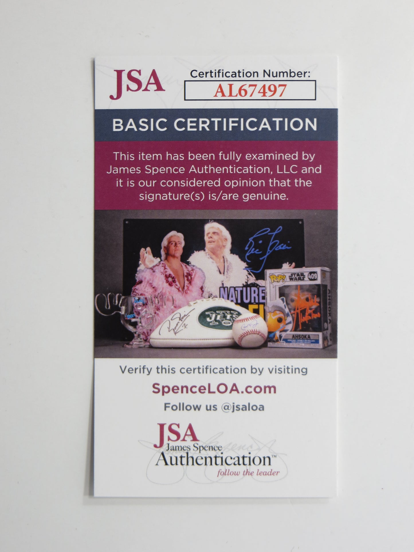 ERIC KARROS SIGNED RAWLINGS ONL BASEBALL LA DODGERS JSA COA