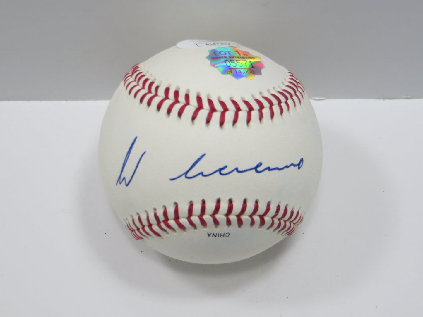 WILTON GUERRERO SIGNED Rawlings Official League BASEBALL DODGERS JSA COA