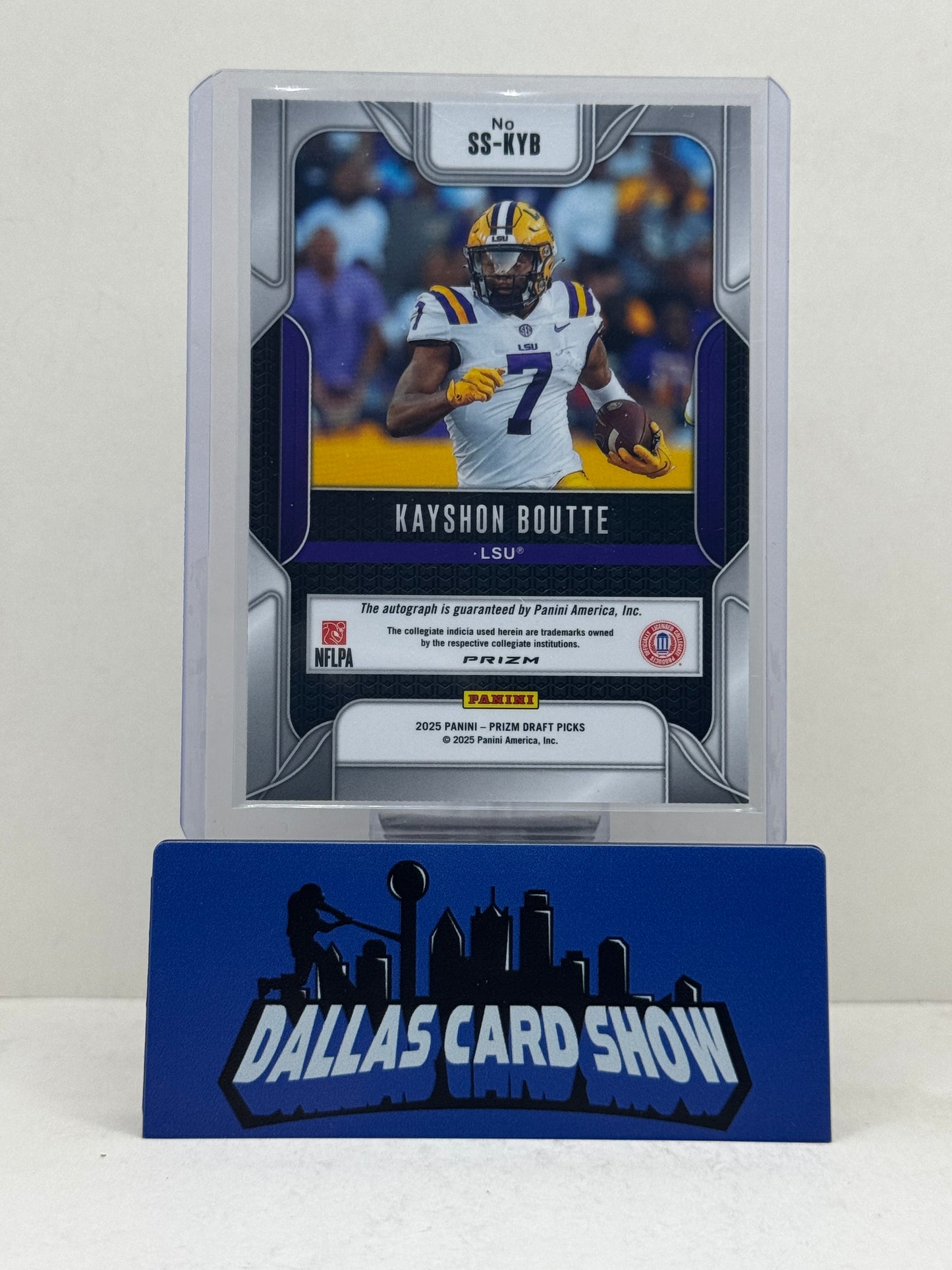 2025 Panini Prizm Draft Picks #SS-KYB Kayshon Boutte Gold Ice Sensational Signatures