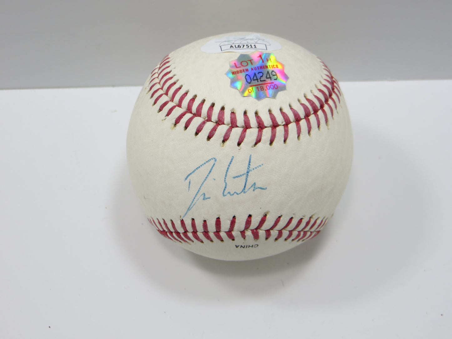 DARIN ERSTAD SIGNED OFFICIAL LEAGUE BASEBALL ANAHEIM ANGELS JSA COA