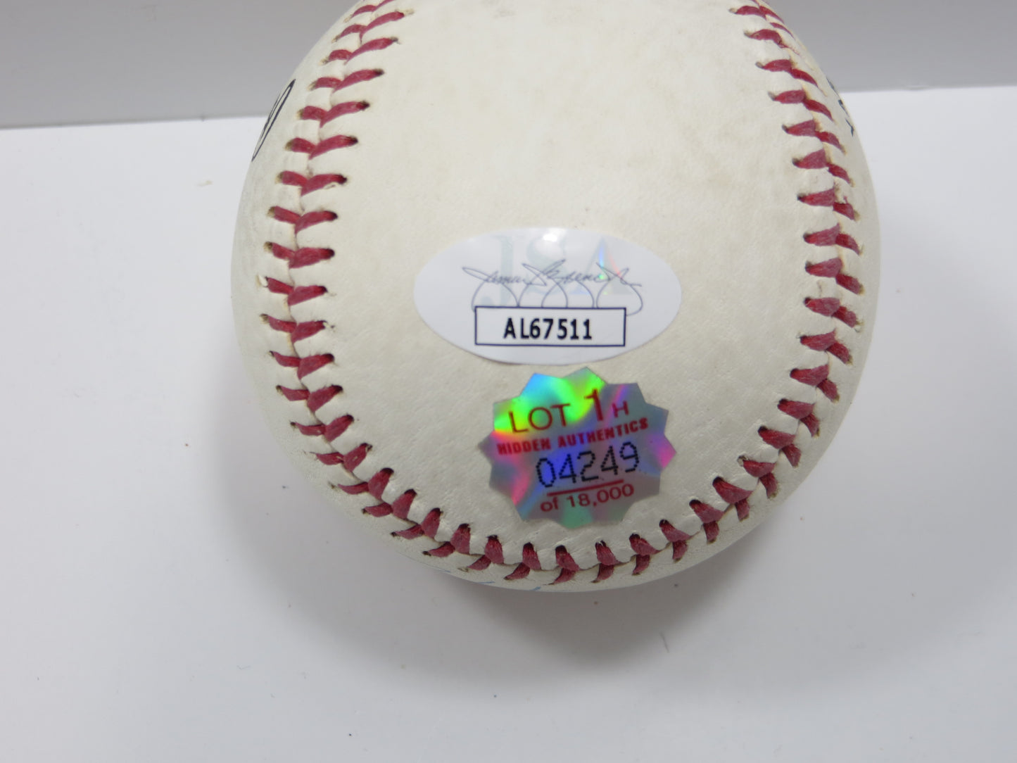 DARIN ERSTAD SIGNED OFFICIAL LEAGUE BASEBALL ANAHEIM ANGELS JSA COA