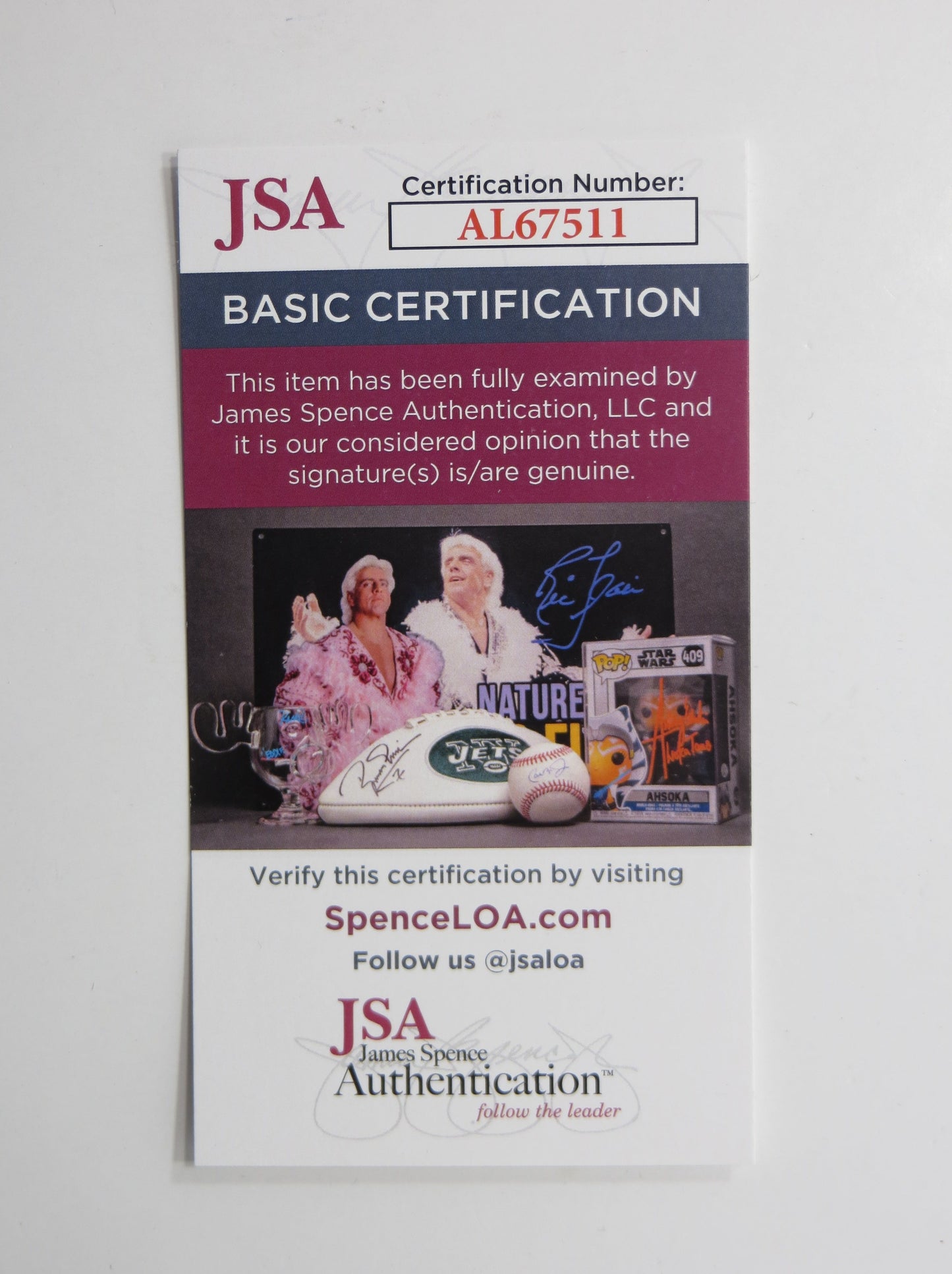 DARIN ERSTAD SIGNED OFFICIAL LEAGUE BASEBALL ANAHEIM ANGELS JSA COA