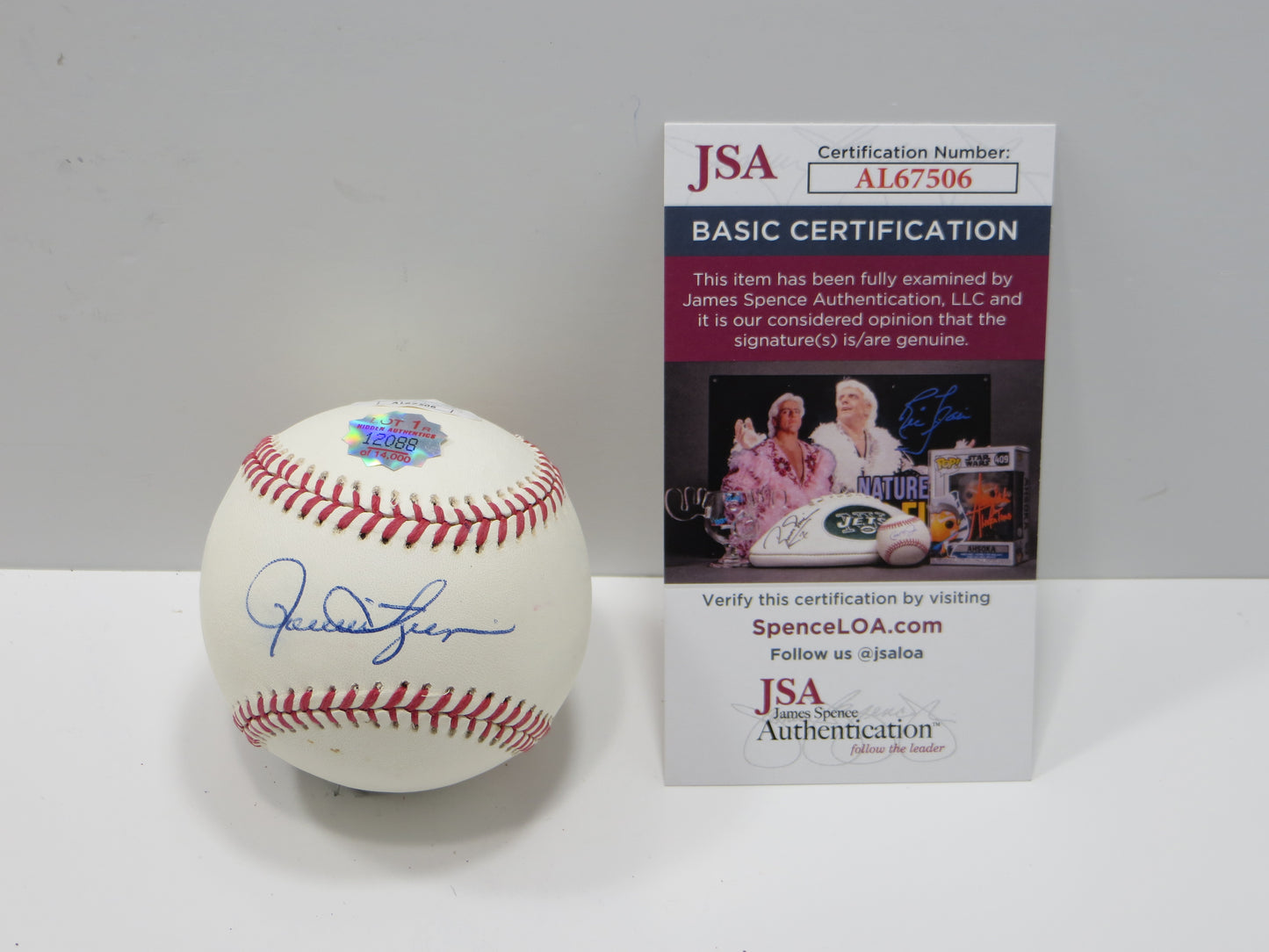 ROLLIE FINGERS SIGNED RAWLING Official League BASEBALL Oakland A's JSA COA