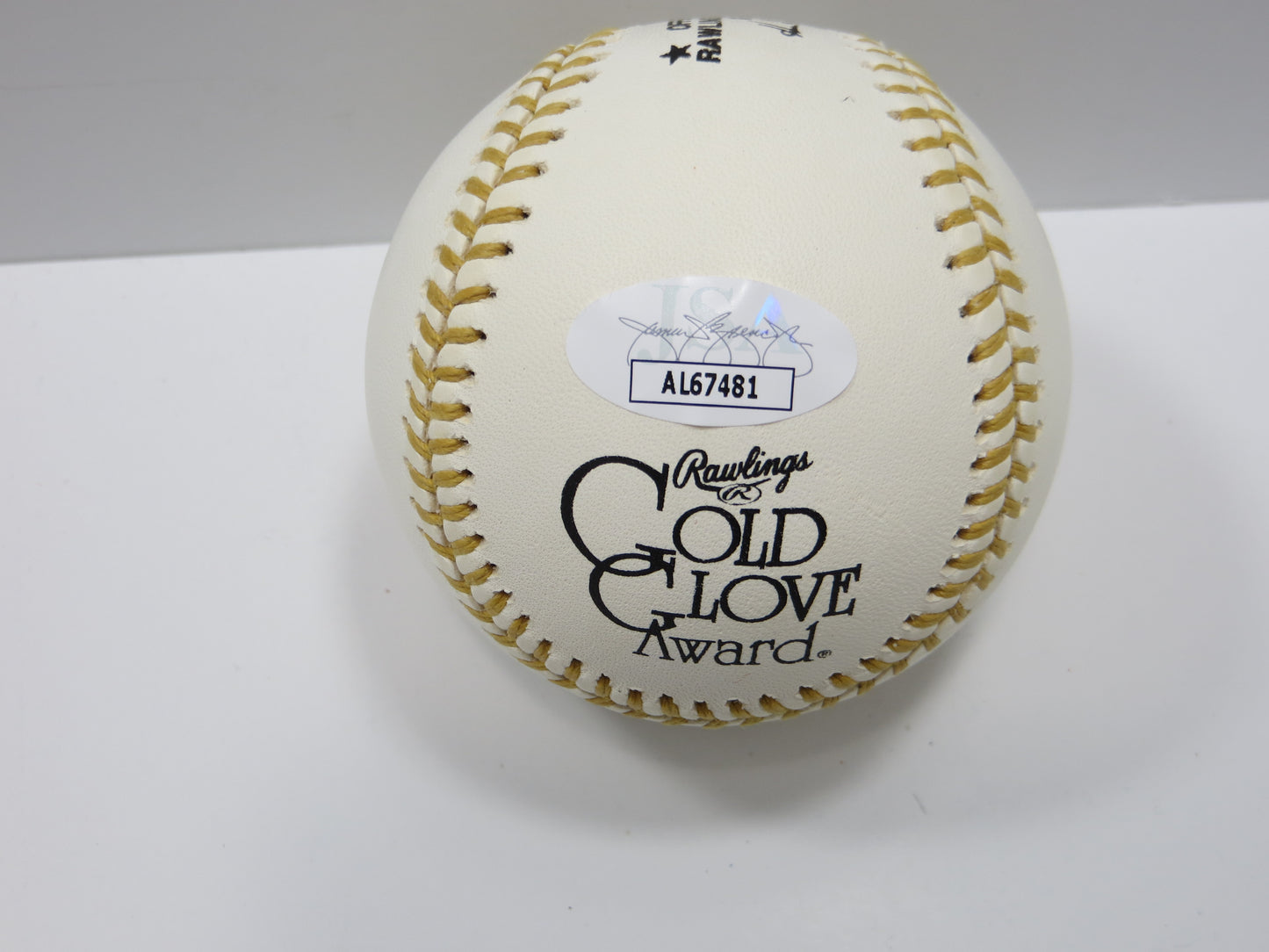 GEORGE BRETT SIGNED RAWLINGS GOLD GLOVE BASEBALL KANSAS CITY ROYALS JSA COA