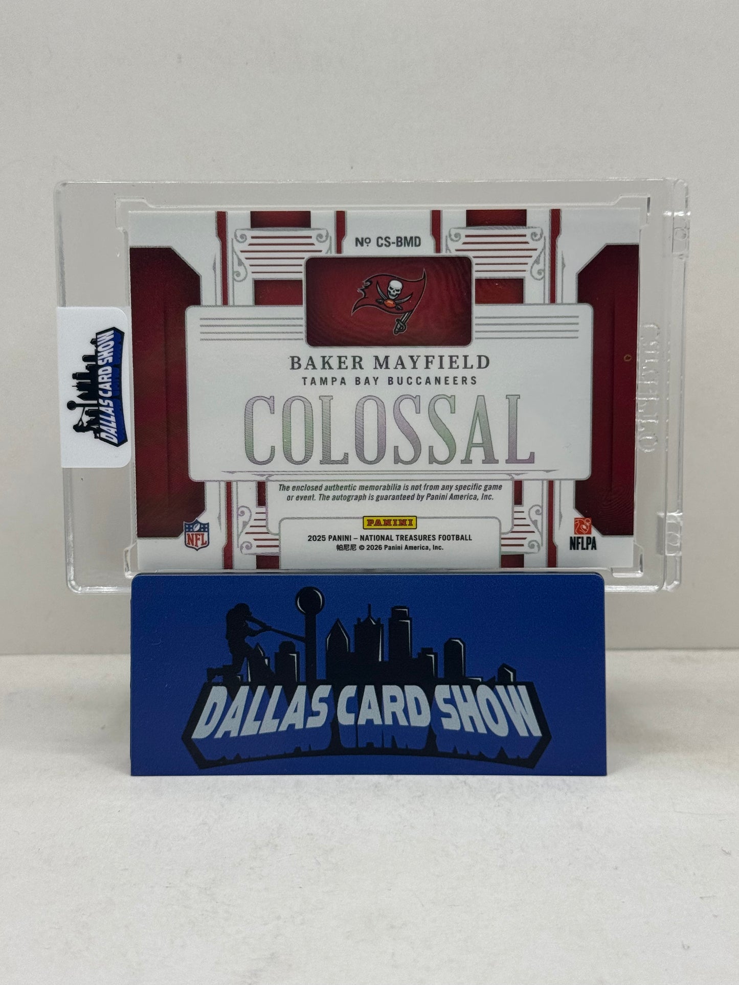 2025 National Treasure Baker Mayfield Colossal 5 Color Patch Autograph /49