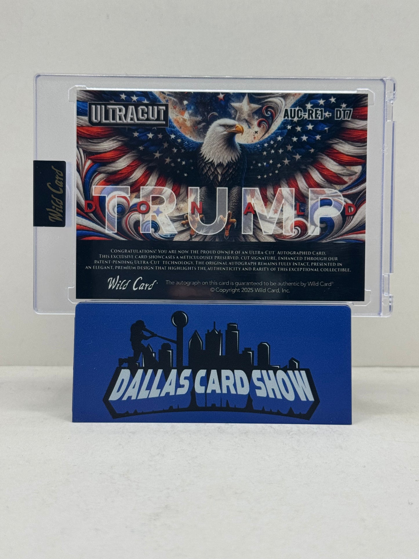 2025 Wild Card Alumination Donald Trump Ultra Cut Autograph 1/1 USA
