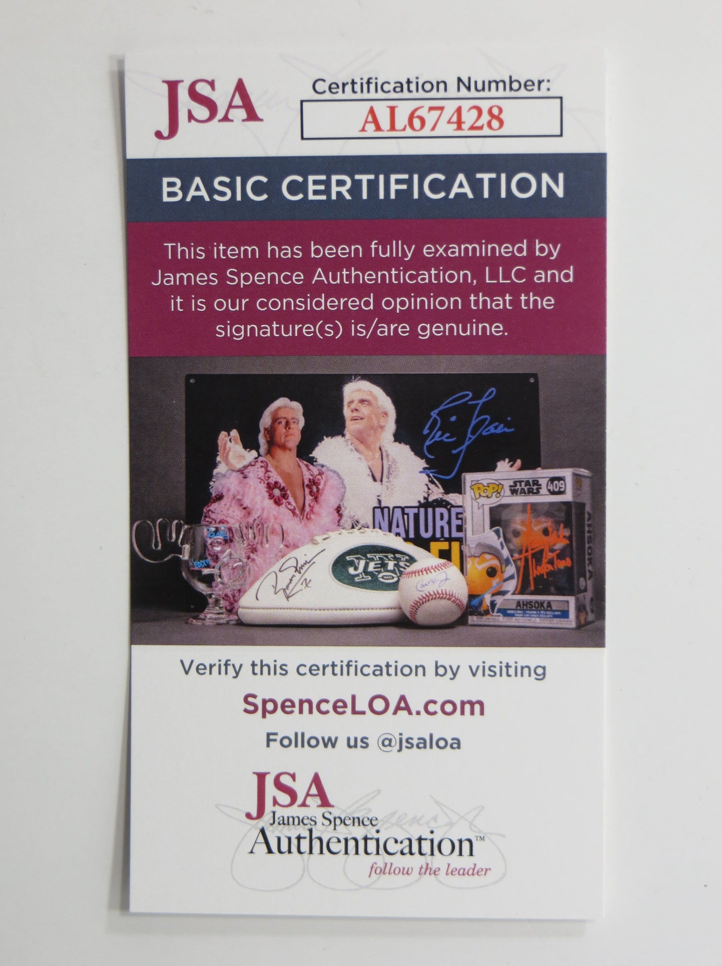 JEROME BETTIS SIGNED BECKETT FOOTBALL MAGAZINE LA RAMS JSA COA