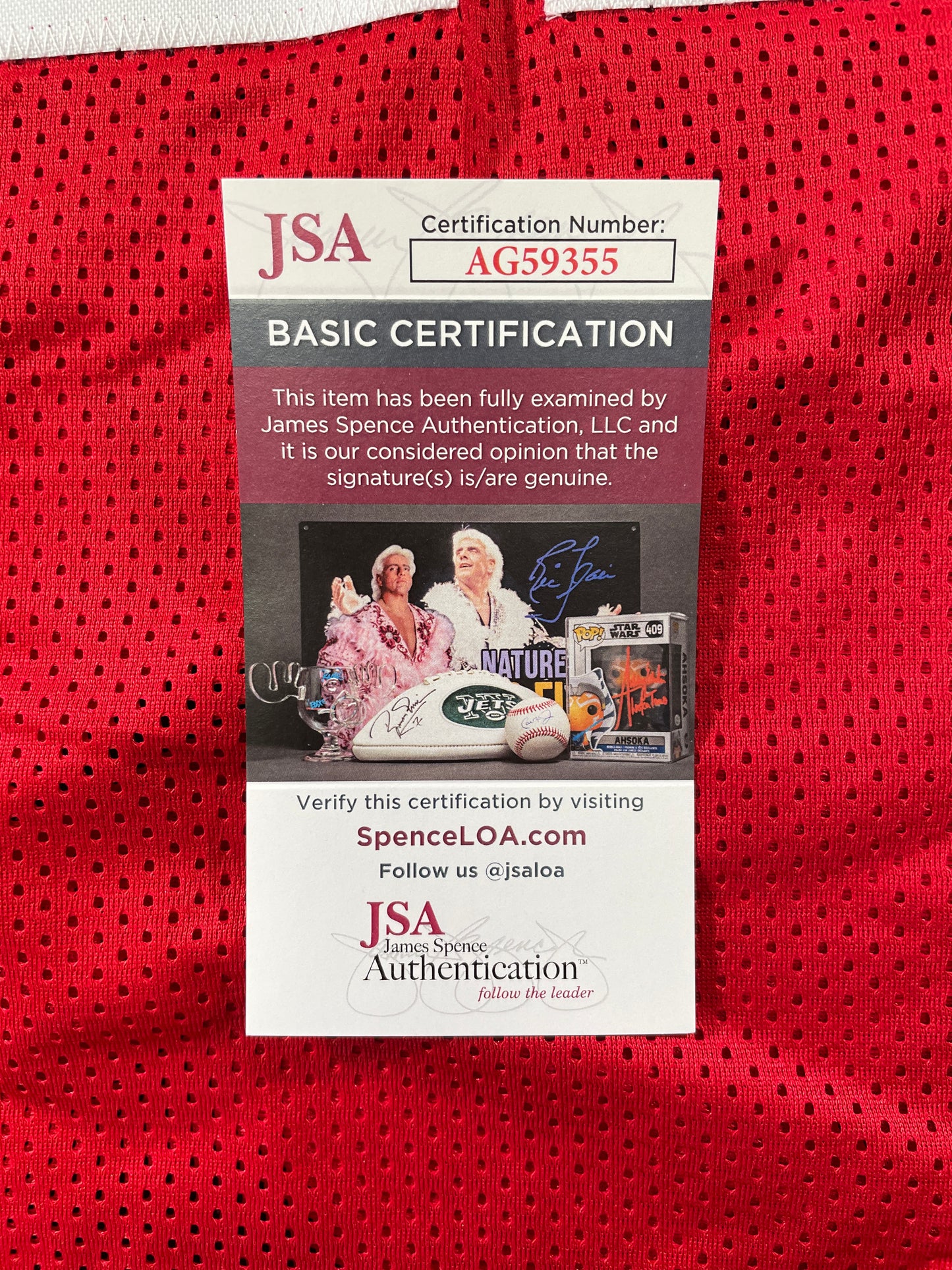 TONY HILL STANFORD CARDINAL SIGNED JERSEY Cowboys w/2x1stTeamAllPac8 JSA