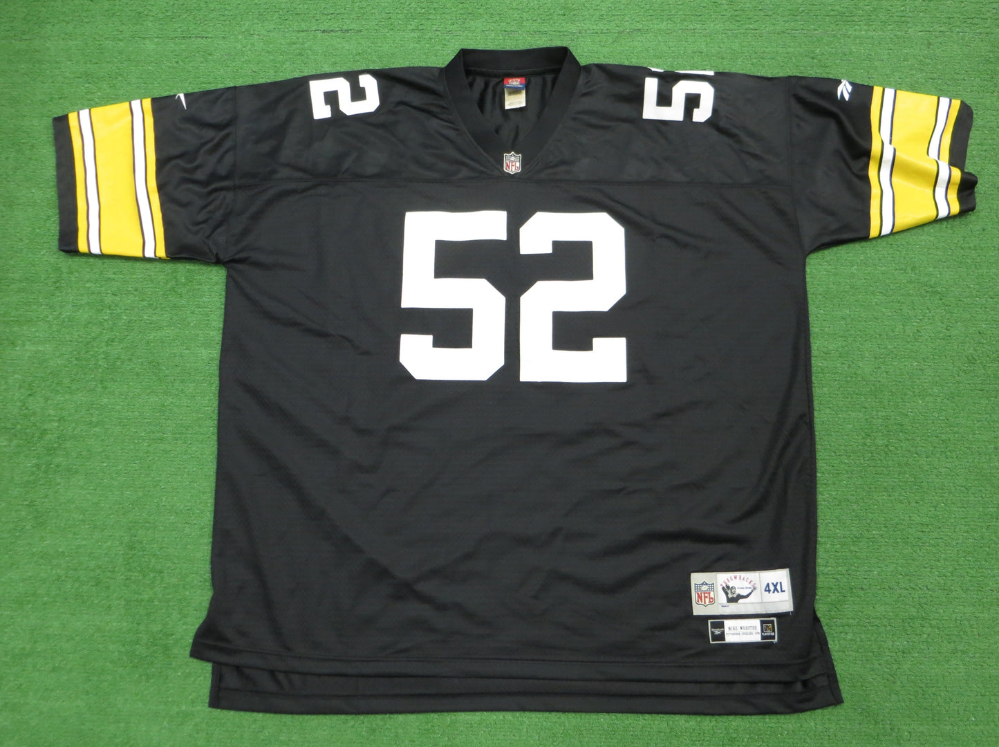 MIKE WEBSTER PITTSBURGH STEELERS REEBOK SIZE 4XL JERSEY
