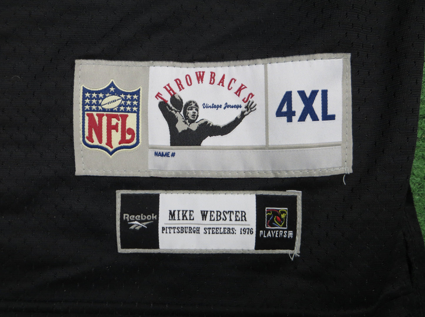 MIKE WEBSTER PITTSBURGH STEELERS REEBOK SIZE 4XL JERSEY