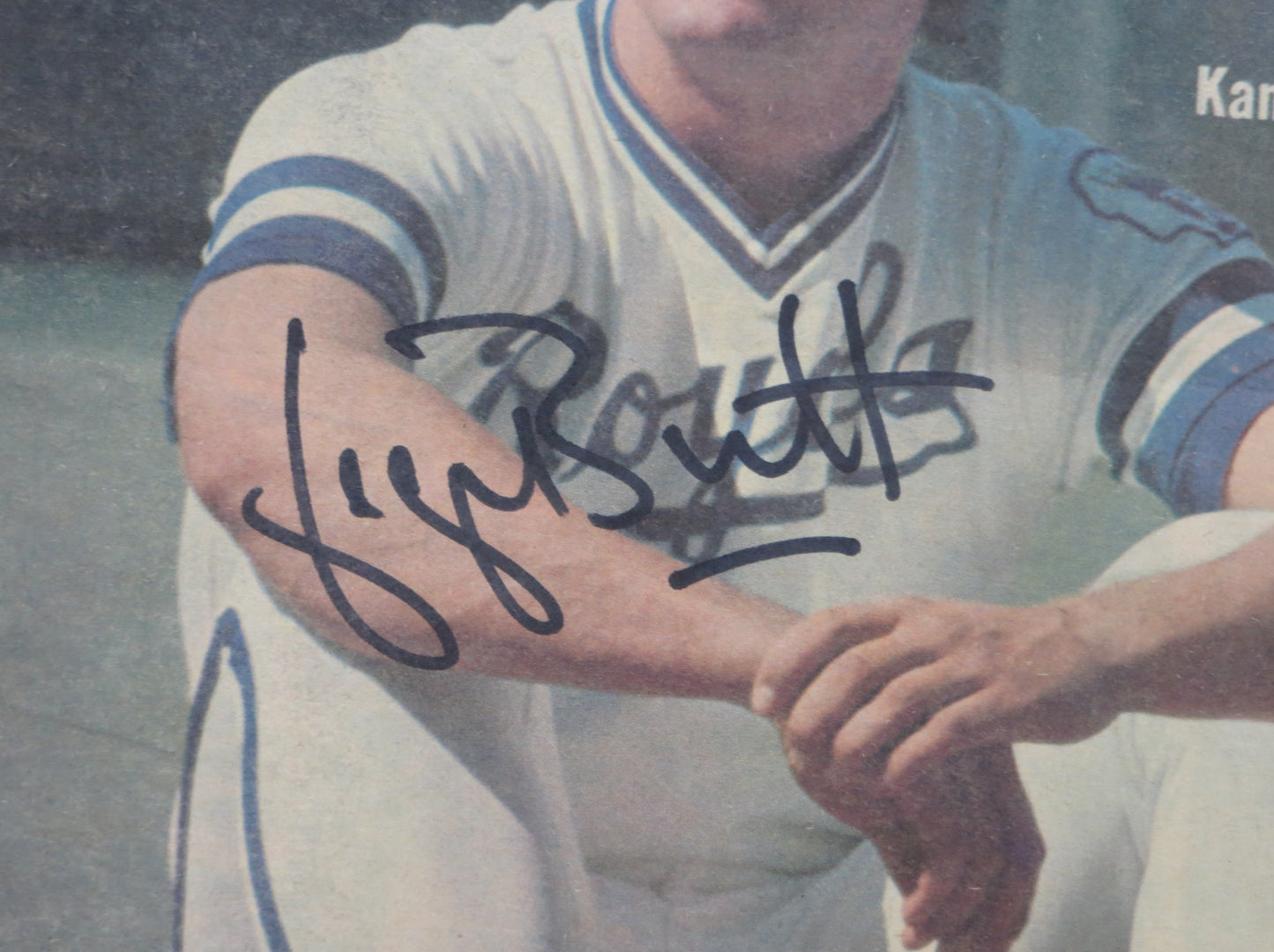 GEORGE BRETT KANSAS CITY ROYALS The Sporting News JSA COA
