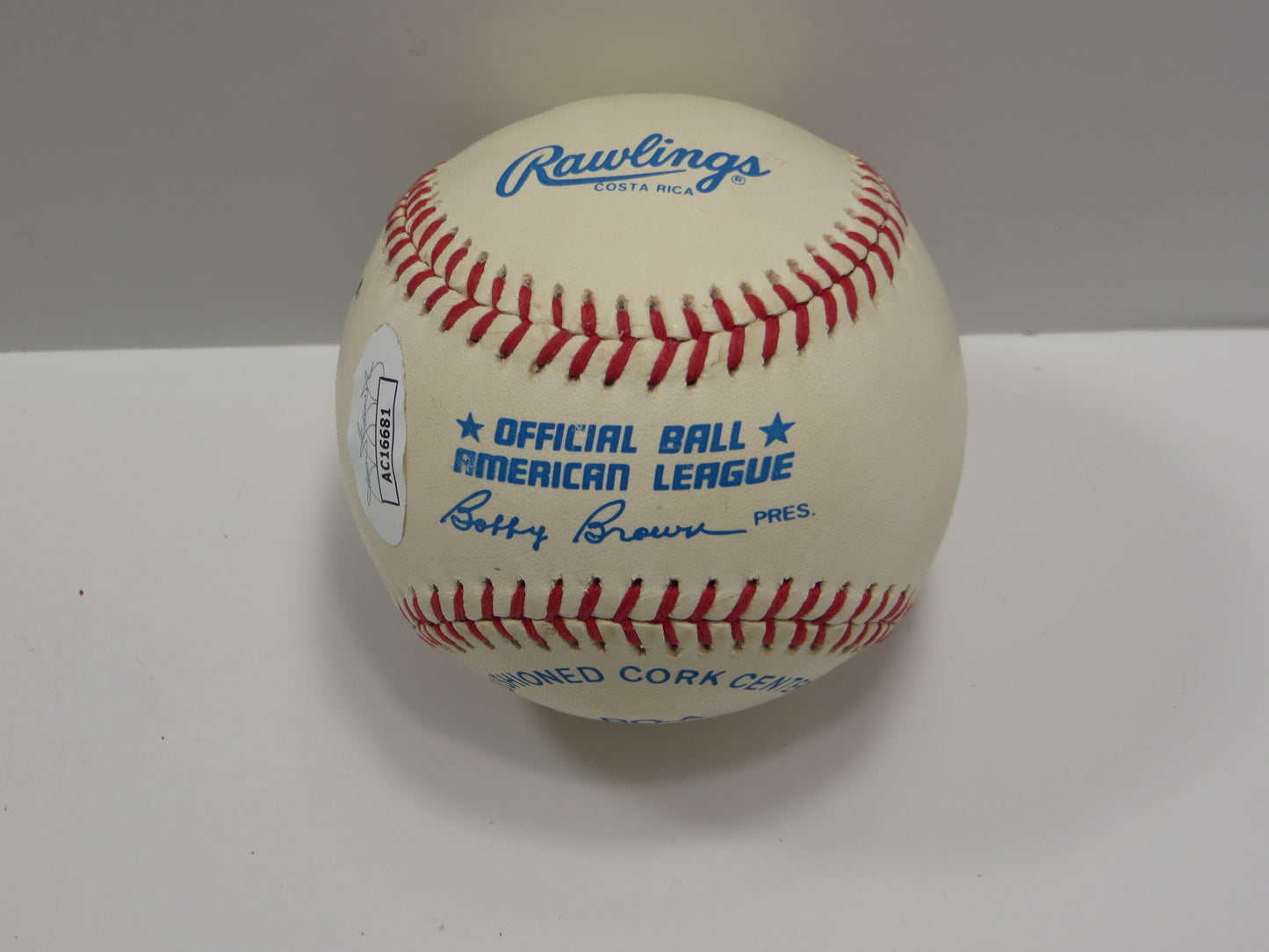 NOLAN RYAN SIGNED RAWLINGS OAL BASEBALL TEXAS RANGERS ASTROS JSA COA