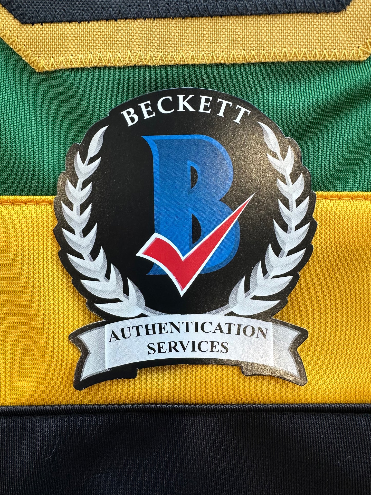 MIKE MODANO SIGNED CCM HOCKEY JERSEY XL Minnesota North Stars BAS COA