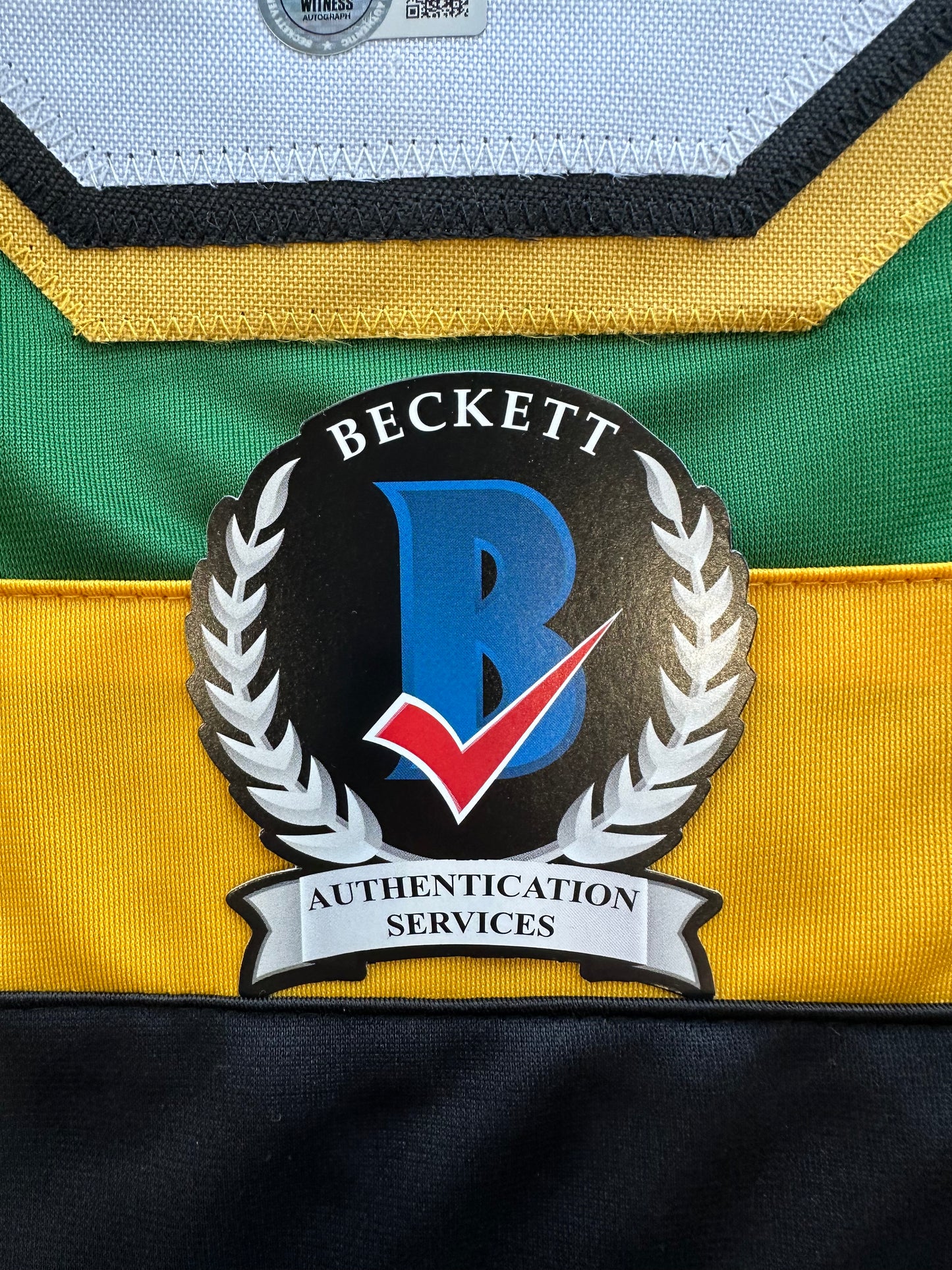 MIKE MODANO SIGNED CCM HOCKEY JERSEY XL Minnesota North Stars BAS COA