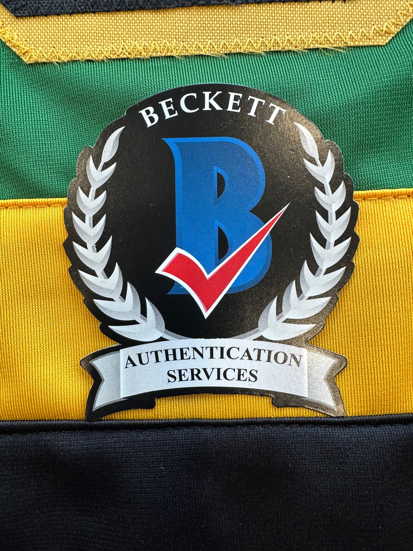 MIKE MODANO SIGNED CCM HOCKEY JERSEY XL Minnesota North Stars BAS COA