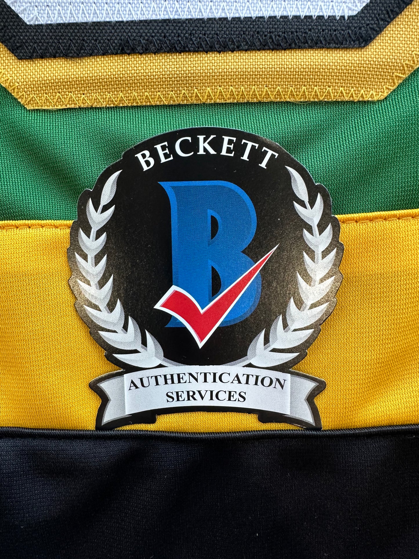 MIKE MODANO SIGNED CCM HOCKEY JERSEY XL Minnesota North Stars BAS COA