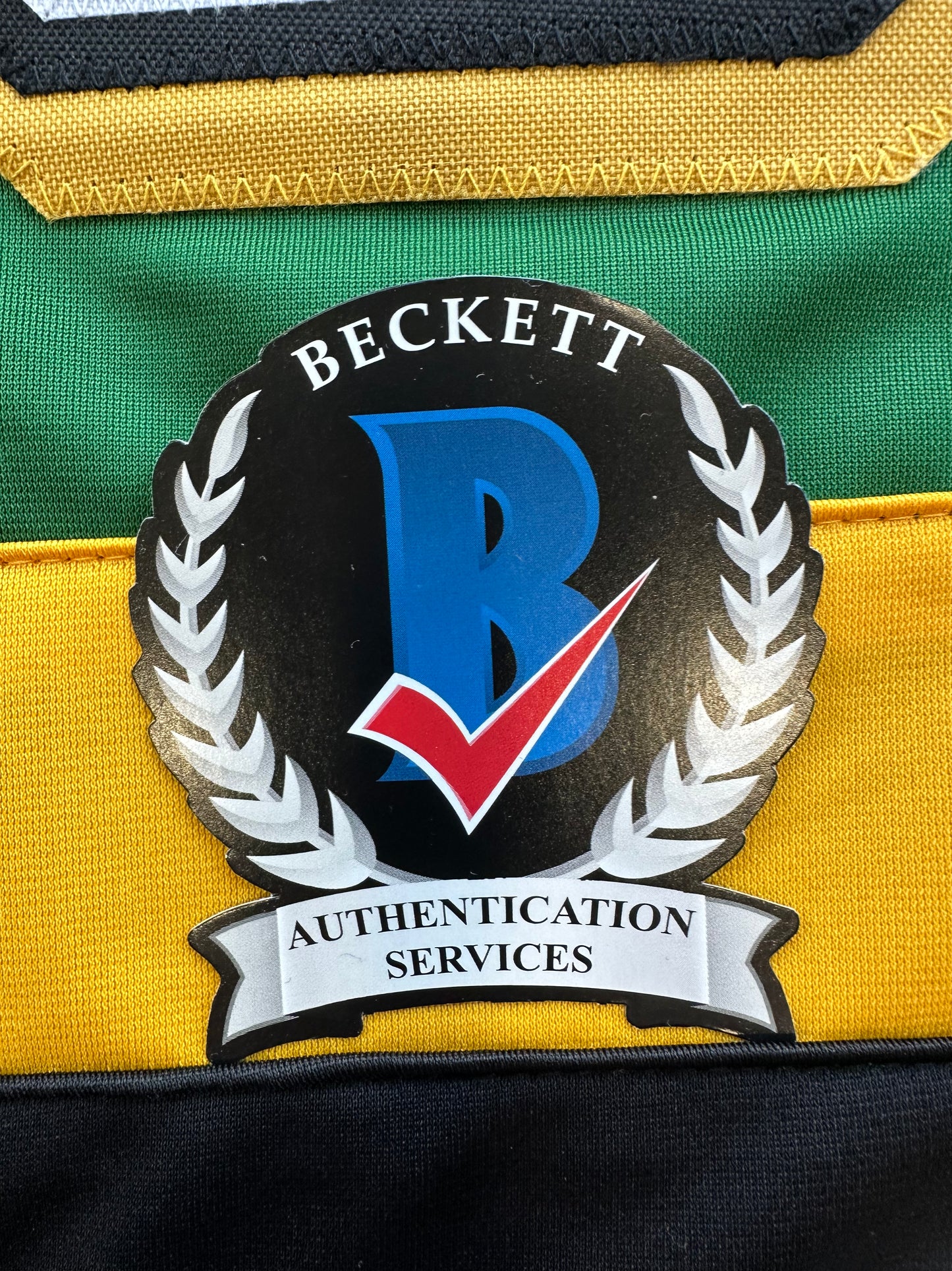 MIKE MODANO SIGNED CCM HOCKEY JERSEY XL Minnesota North Stars BAS COA