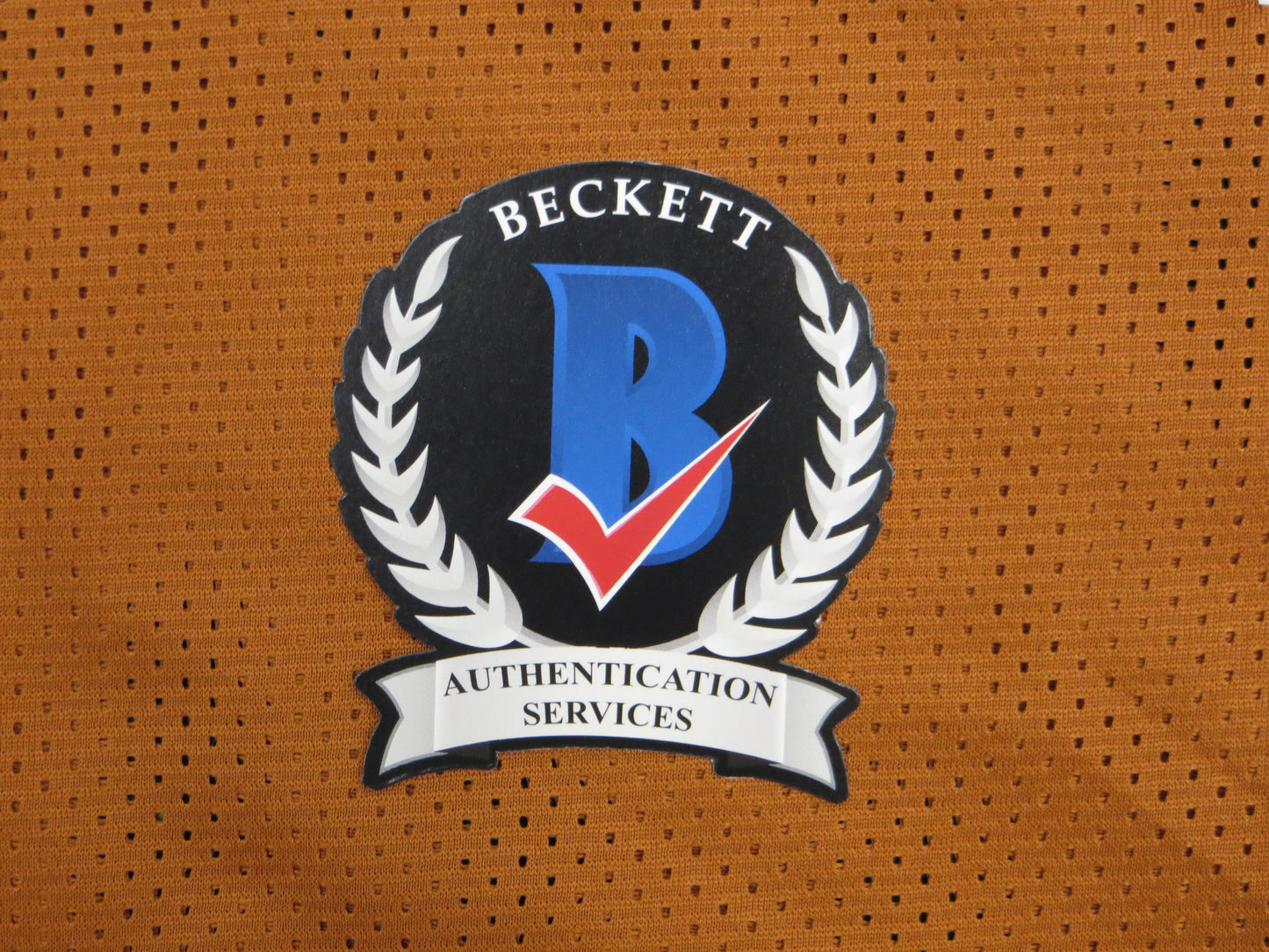 JONATHON BROOKS TEXAS LONGHORNS SIGNED JERSEY BAS COA