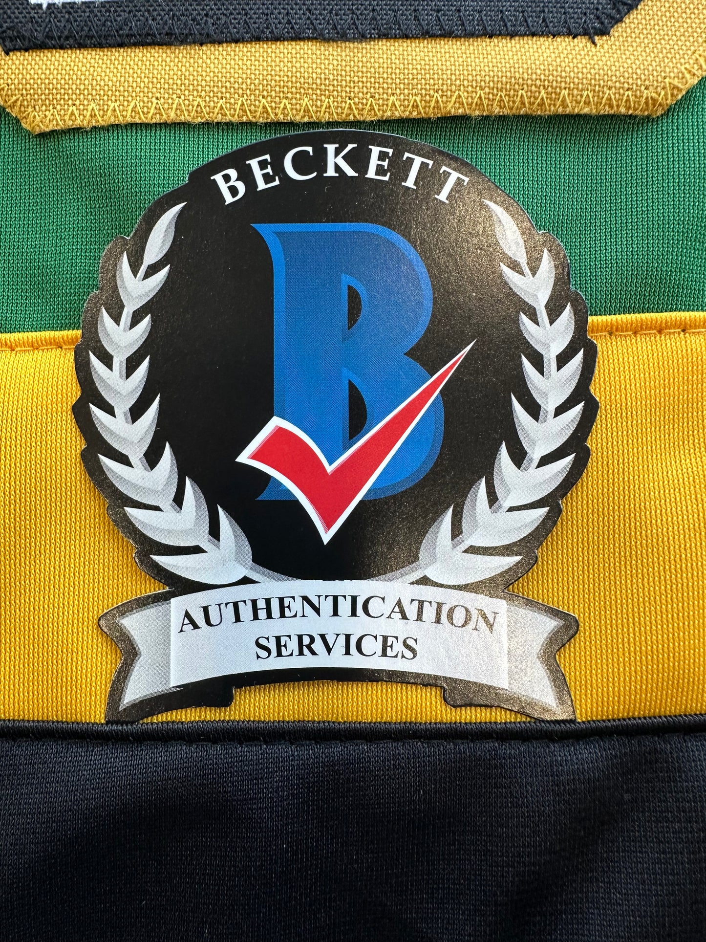 MIKE MODANO SIGNED CCM HOCKEY JERSEY XL Minnesota North Stars BAS COA