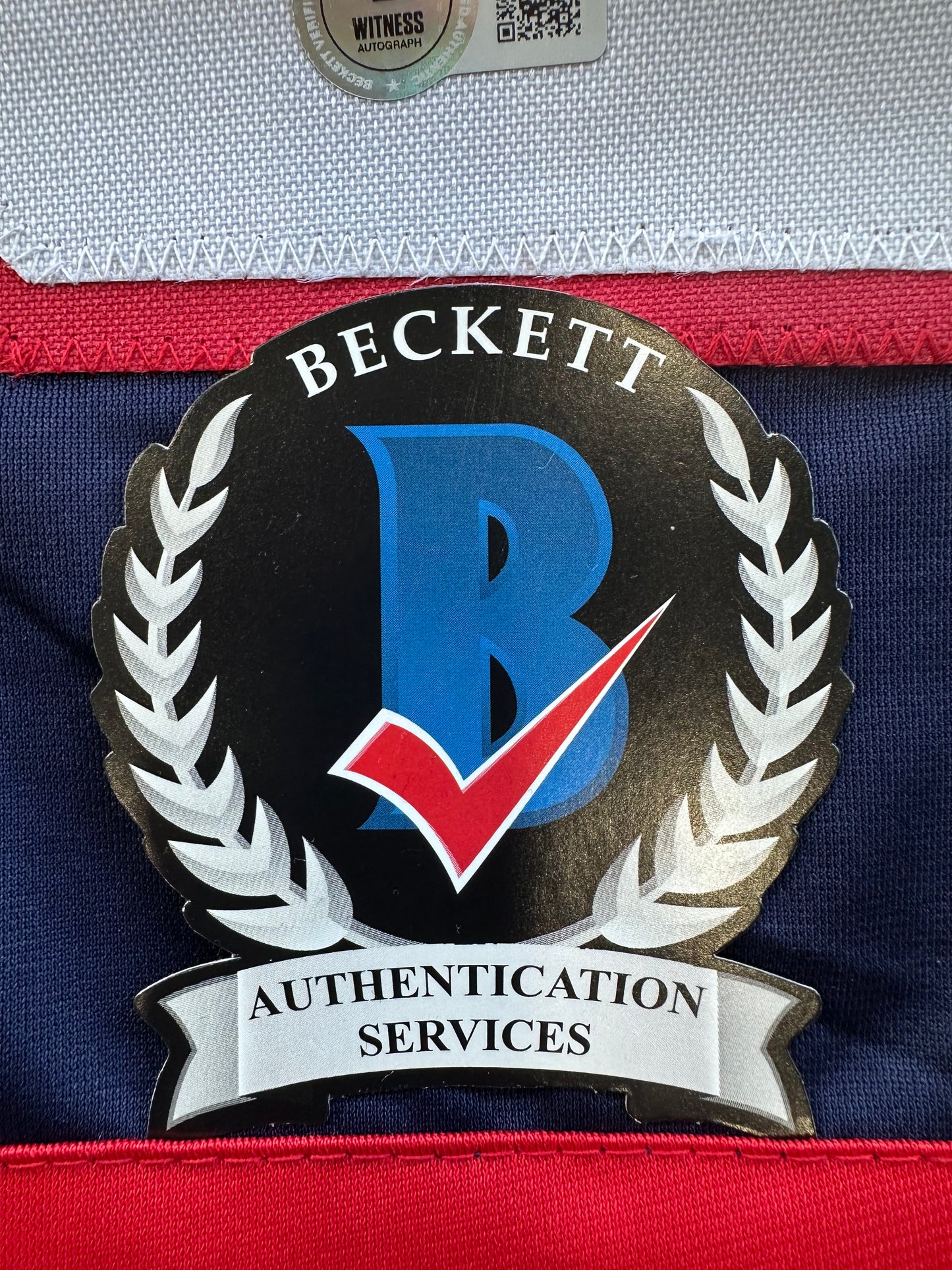 MIKE MODANO SIGNED BLUE RED HOCKEY JERSEY TEAM USA BAS COA