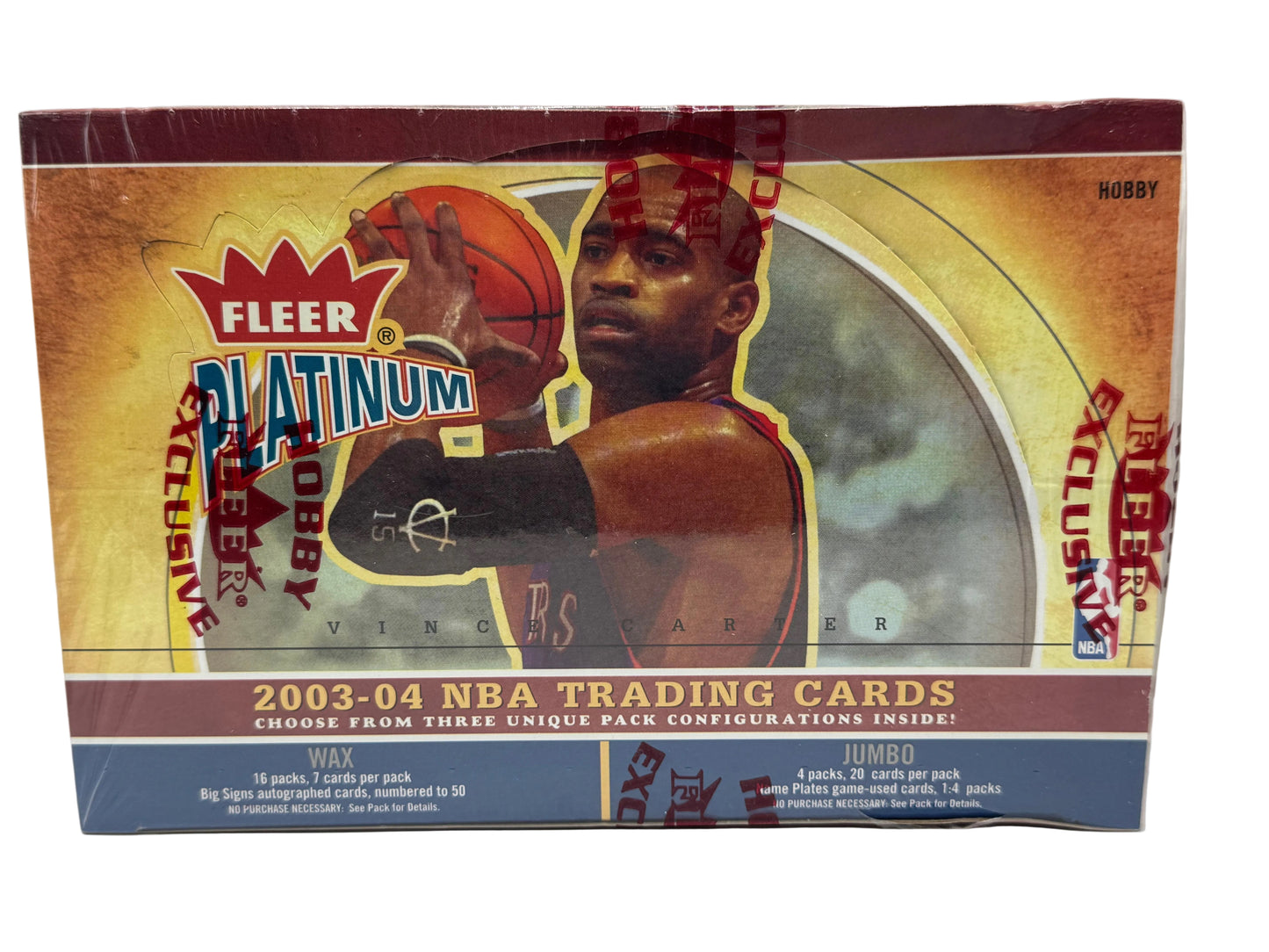 2003-04 Fleer Platinum Basketball Hobby Box Lebron RC
