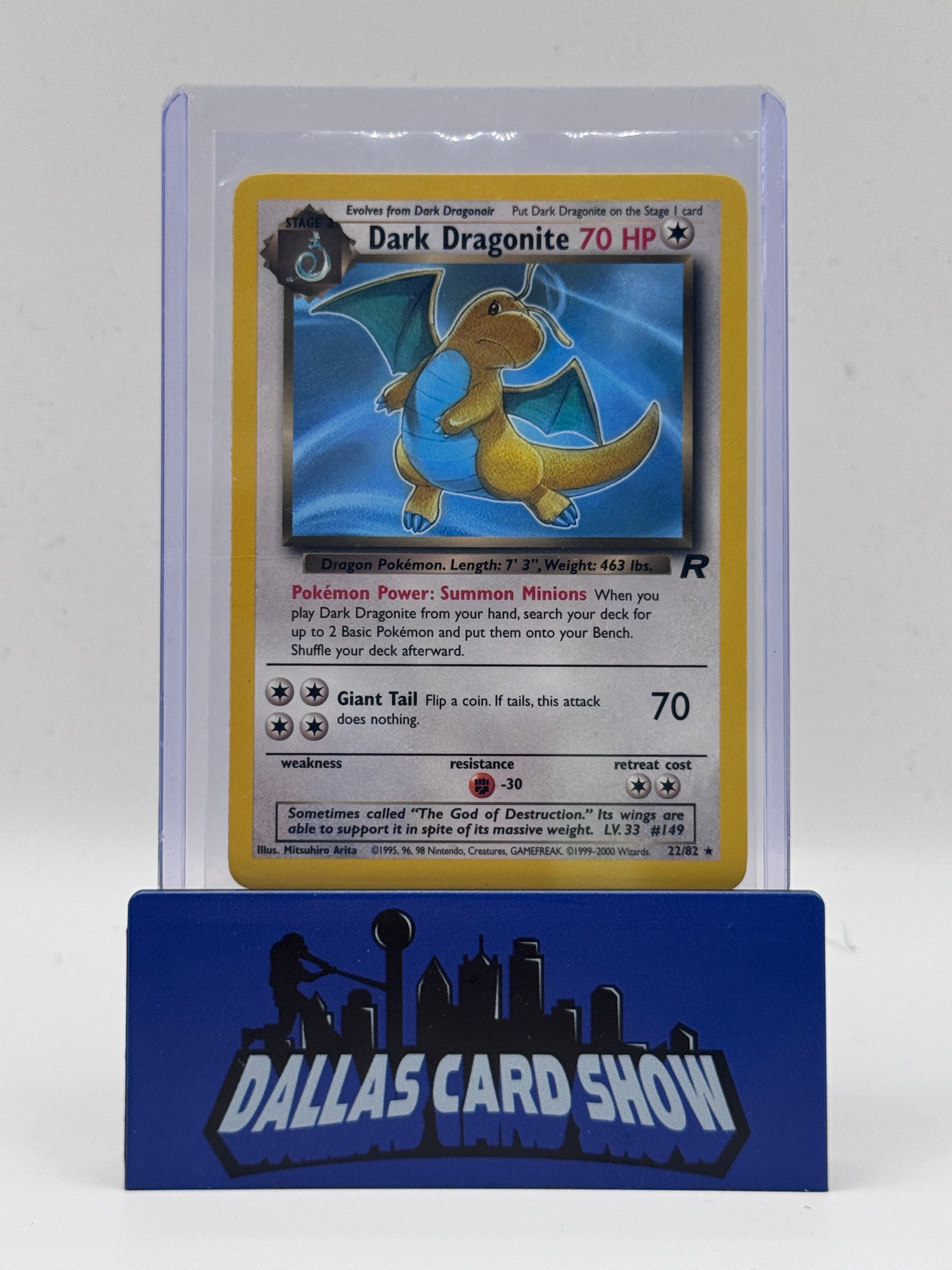 dark dragonite pokemon card 22/82 2000 - Printing:CLB 745 @accessories POWER) [LW] Double Wing Pokemon Trading Card Game: