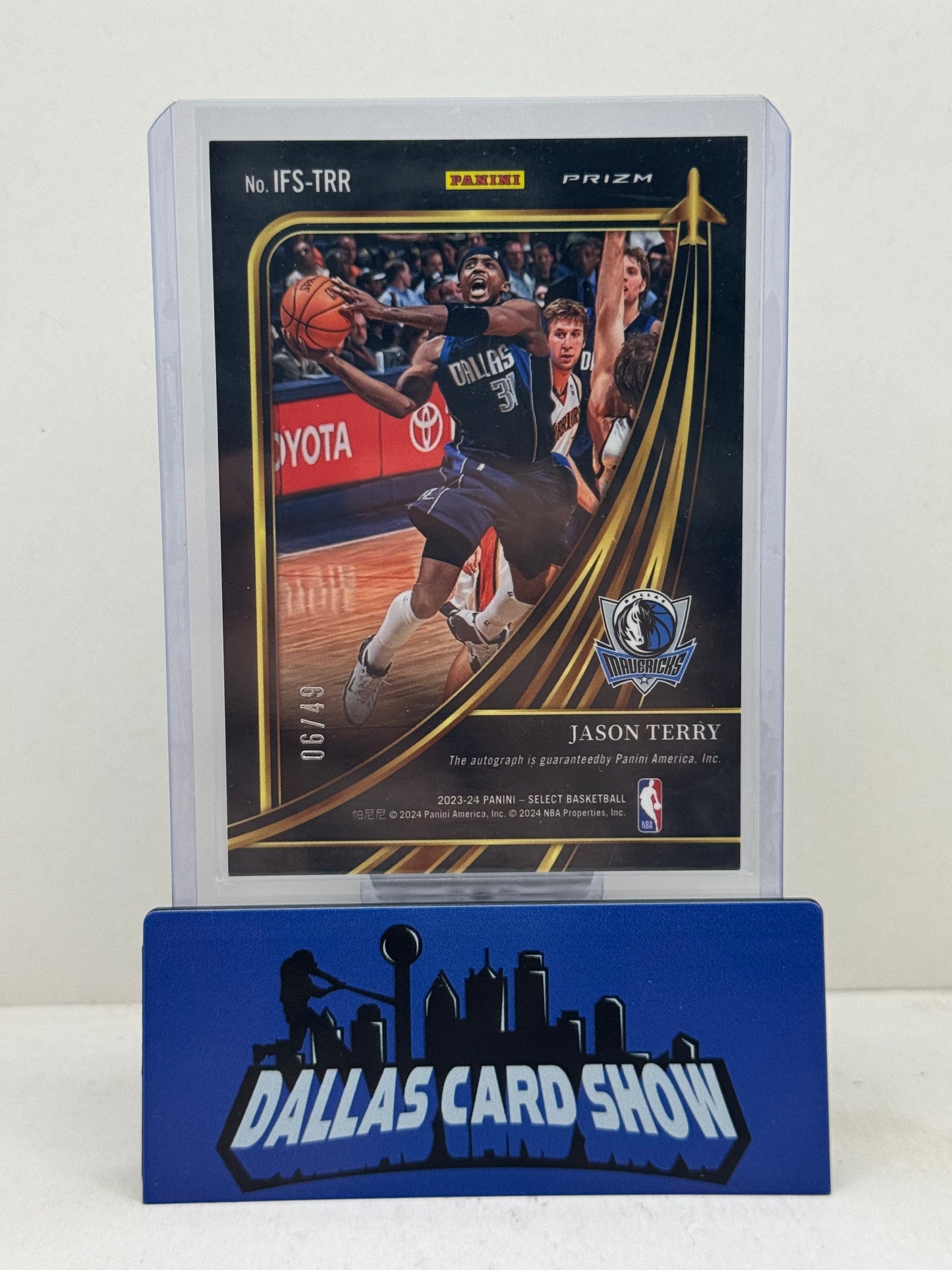 2023-24 Panini Select #IFS-TRR Jason Terry In Flight Signatures /49