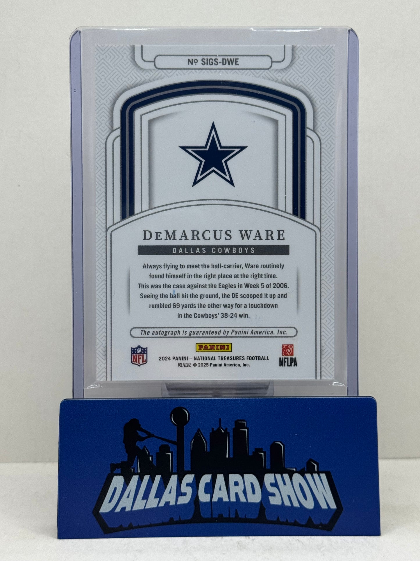 2024 Panini National Treasure #SIGS-DWE Demarcus Ware Autograph /25