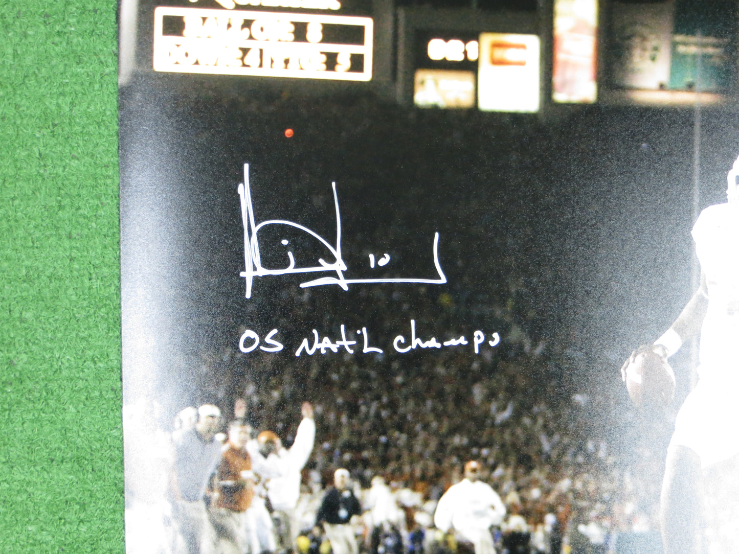 VINCE YOUNG TEXAS LONGHORNS SIGNED 16x20 PHOTO w/INSC JSA COA