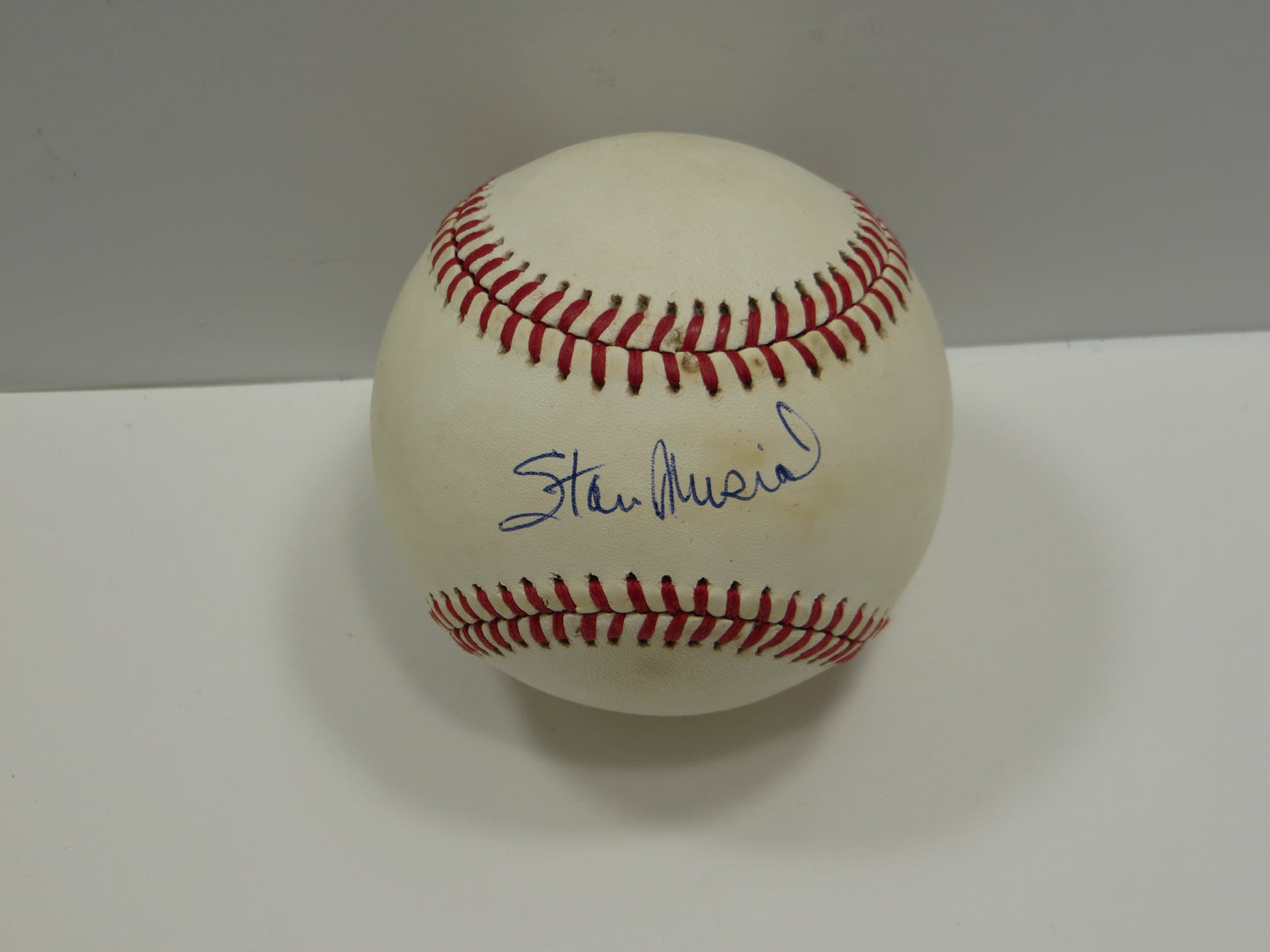 STAN MUSIAL SIGNED RAWLINGS ONL BASEBALL ST. LOUIS CARDINALS JSA COA