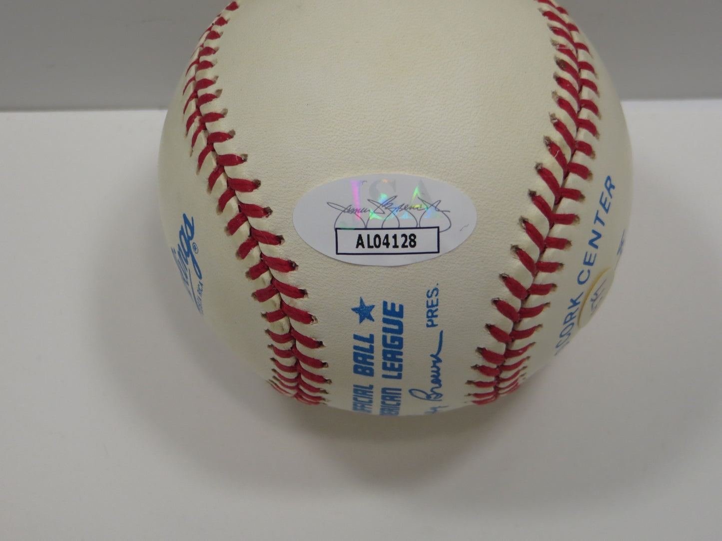 REGGIE JACKSON SIGNED RAWLING OAL BASEBALL New York Yankees A's Angels JSA