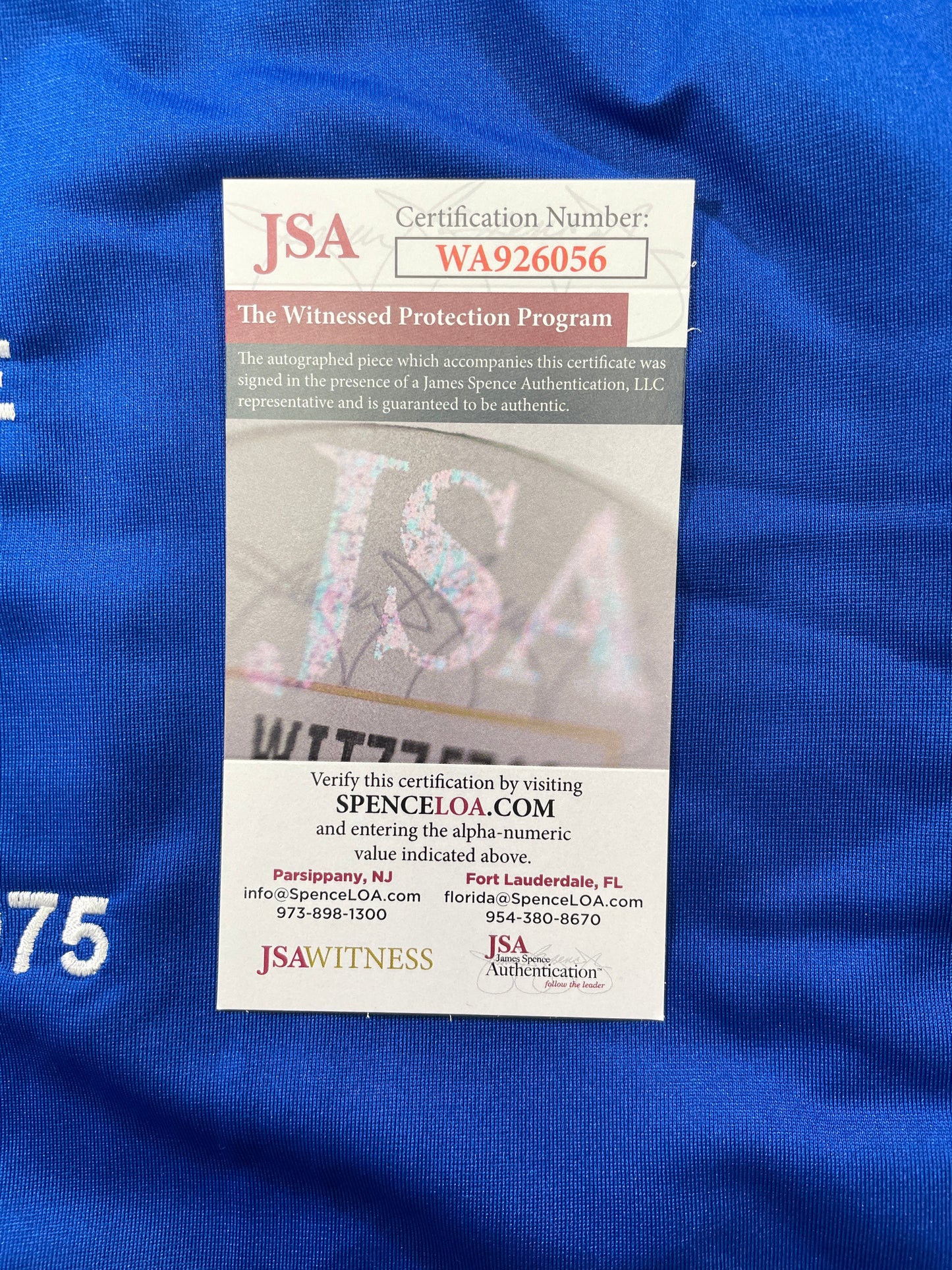 BOB LILLY DALLAS COWBOYS SIGNED SEWN THROWBACK FOOTBALL STAT JERSEY JSA