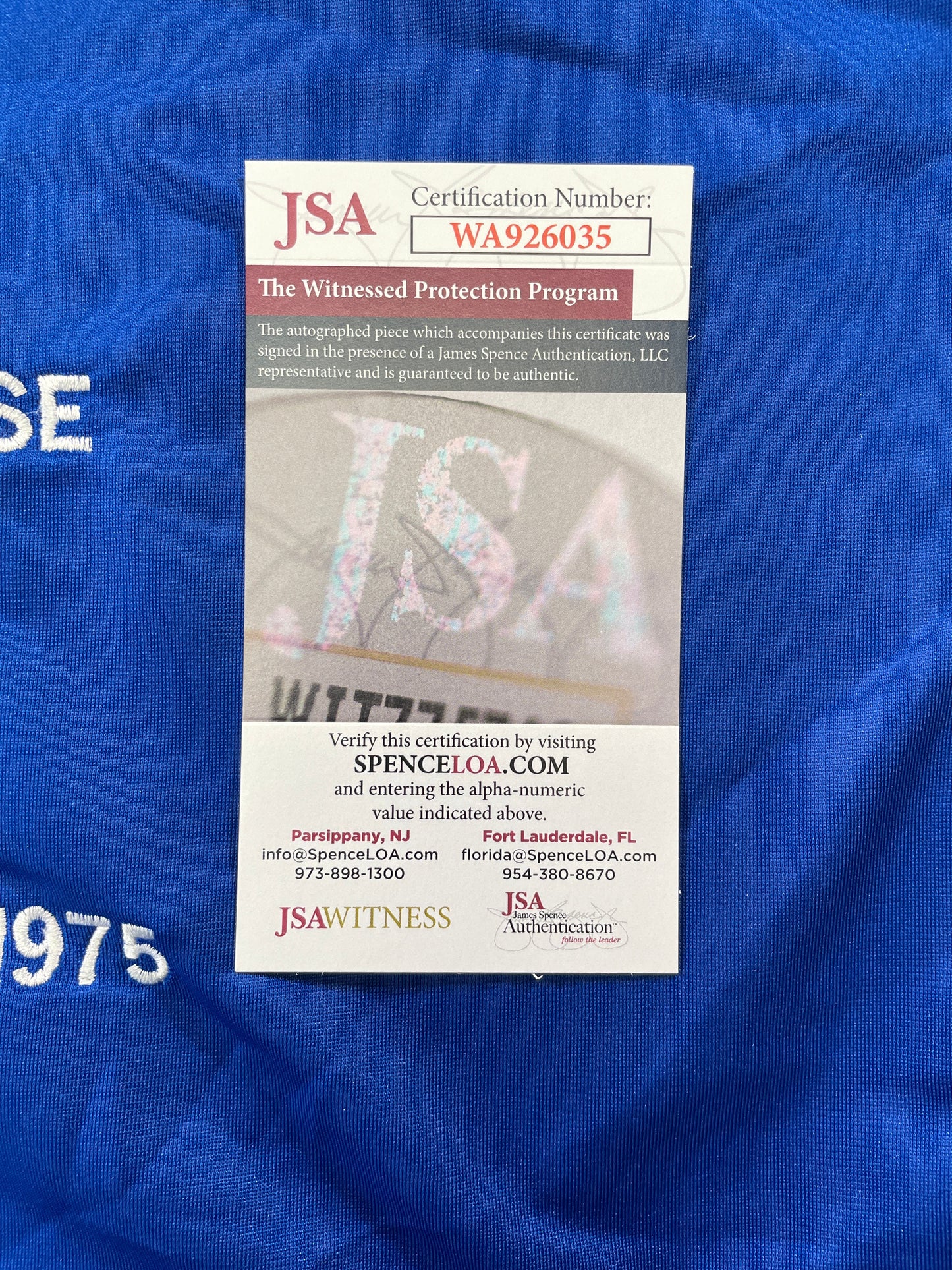 BOB LILLY DALLAS COWBOYS SIGNED SEWN THROWBACK FOOTBALL STAT JERSEY JSA