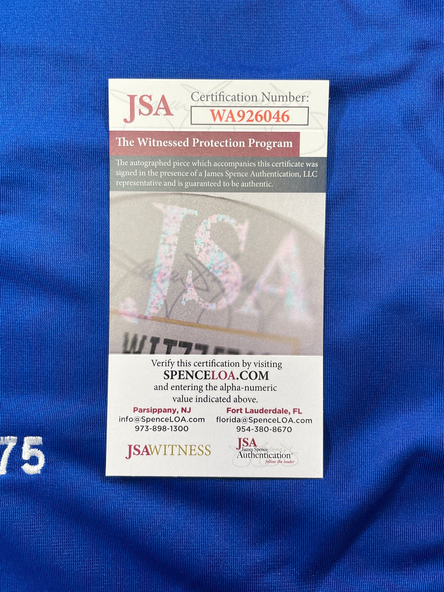 BOB LILLY DALLAS COWBOYS SIGNED SEWN THROWBACK FOOTBALL STAT JERSEY JSA