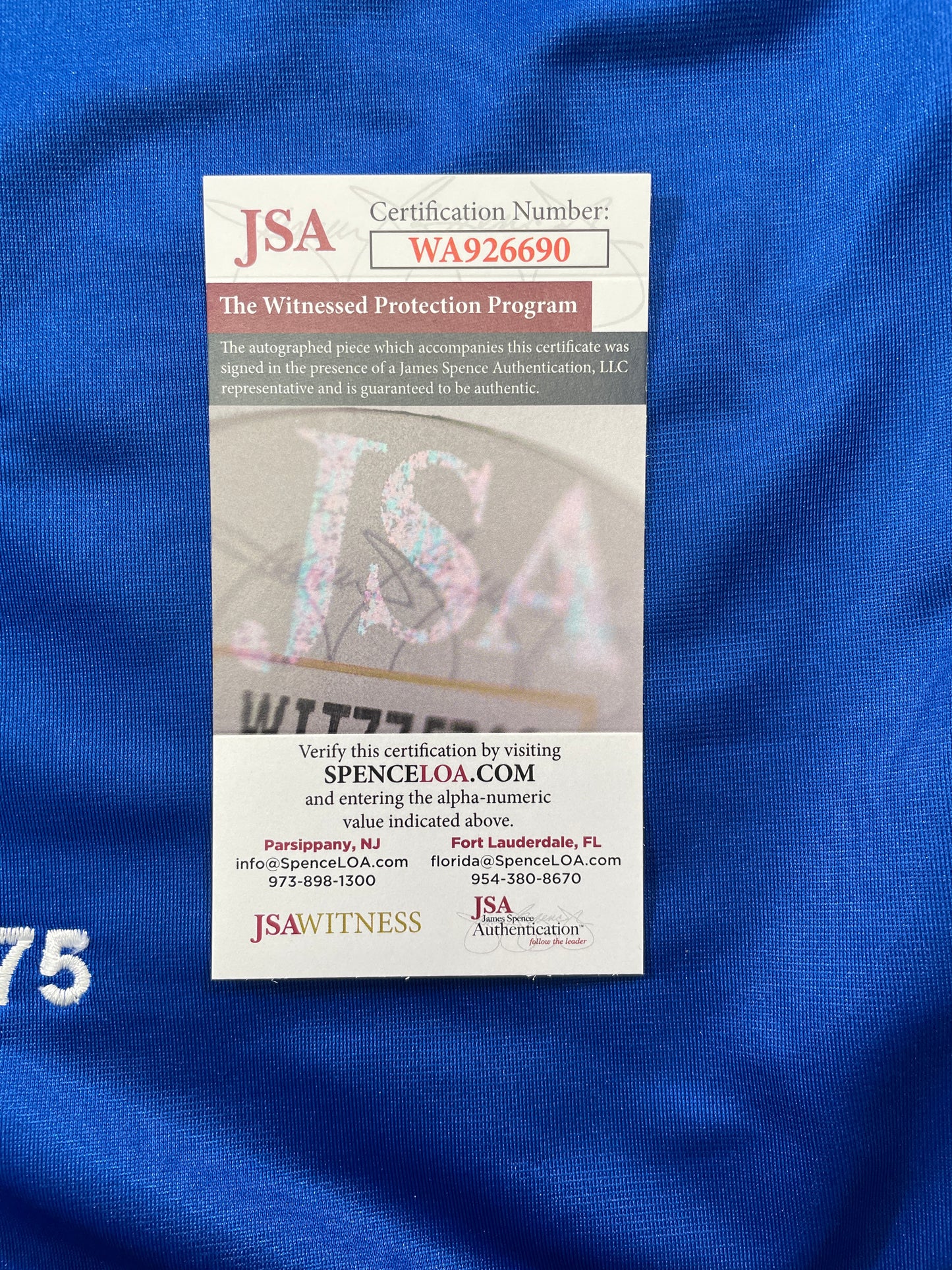 BOB LILLY DALLAS COWBOYS SIGNED SEWN THROWBACK FOOTBALL STAT JERSEY JSA