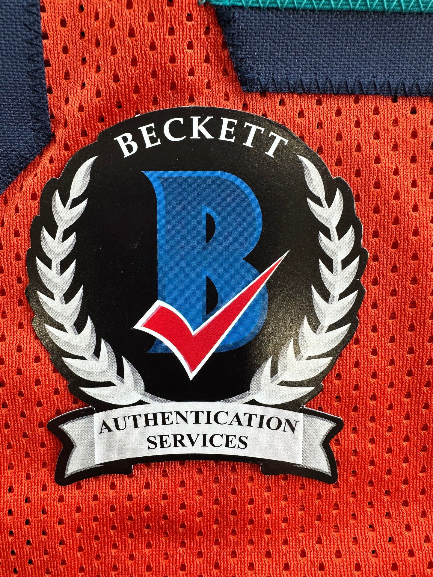 RICKY WILLIAMS ORANGE FOOTBALL JERSEY Miami Dolphins w/"Smoke Weed Everyday" BAS