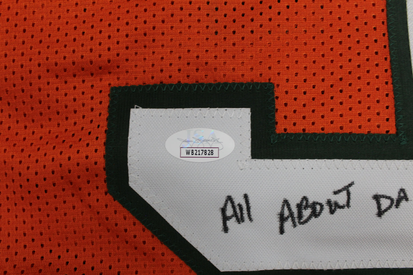 KEVIN WILLIAMS MIAMI HURRICANES SIGNED JERSEY w/INSCs Dallas Cowboys XL BAS