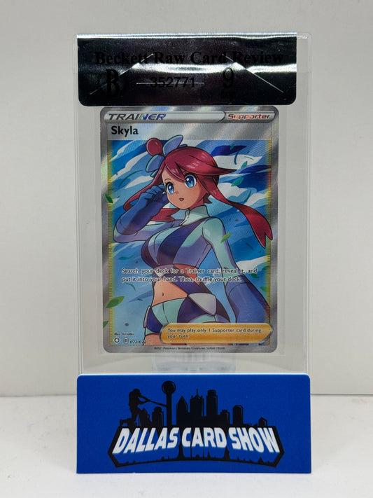 2021 Pokemon Shining Fates Skyla Full Art Rare 072/072 BGS RCR 9