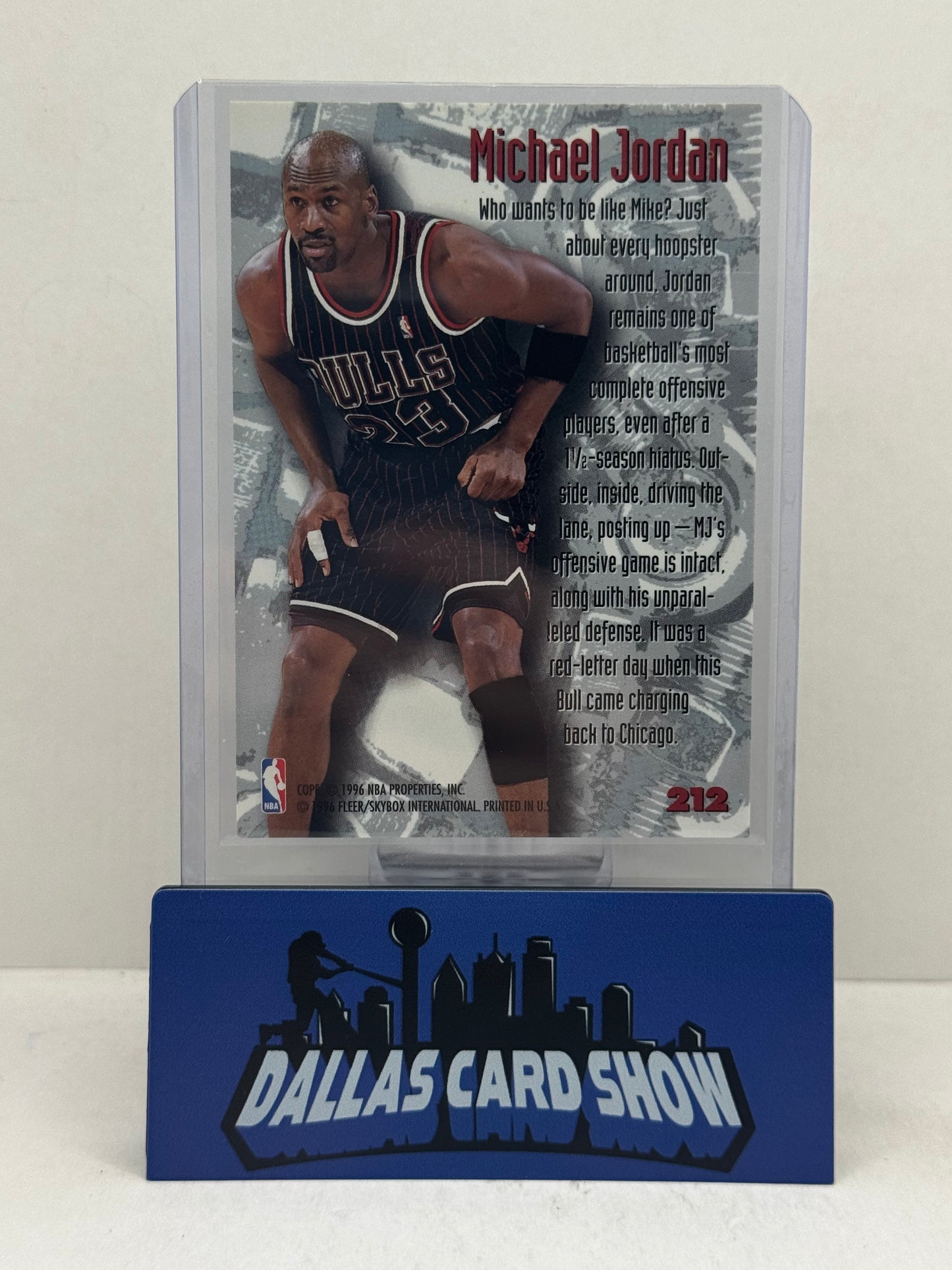 1995-96 Fleer Metal #212 Michael Jordan Nuts & Bolts Bulls