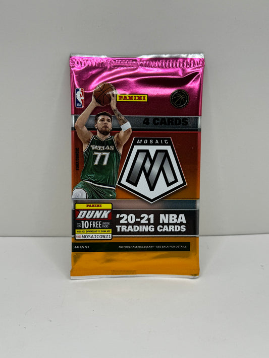 2020-21 Panini Mosaic Basketball Blaster Pack