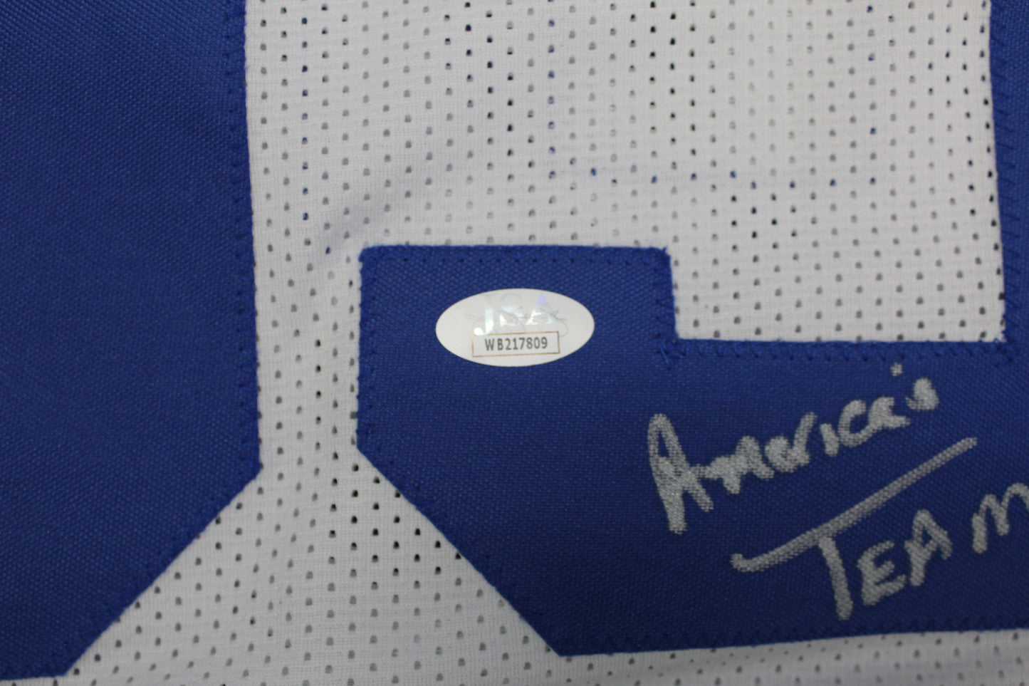 KEVIN WILLIAMS DALLAS COWBOYS SIGNED JERSEY Hurricanes w/INSCs L JSA