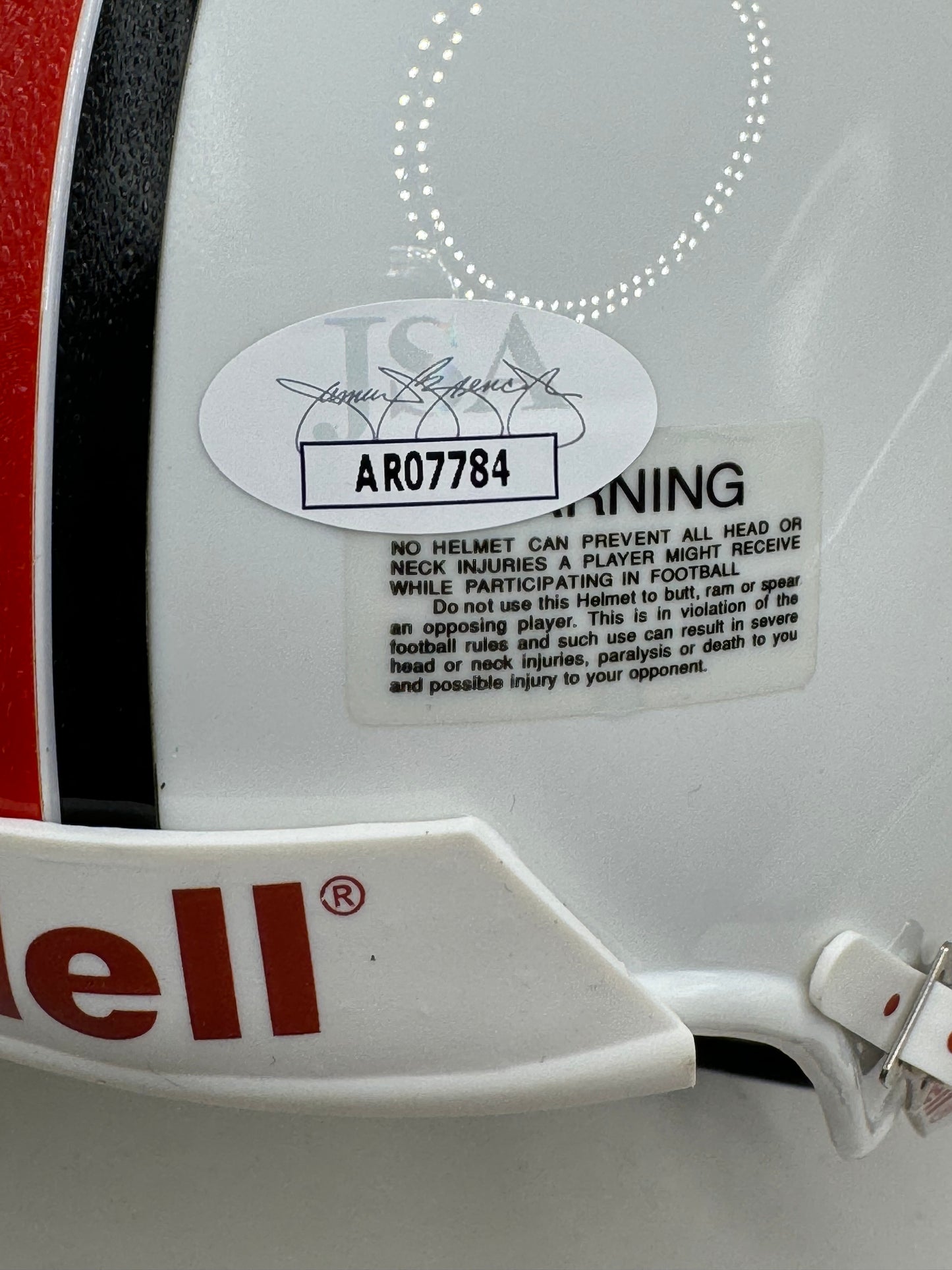 JACK HAM PITTSBURGH STEELERS SIGNED NFL HALL OF FAME MINI HELMET w/HOF JSA