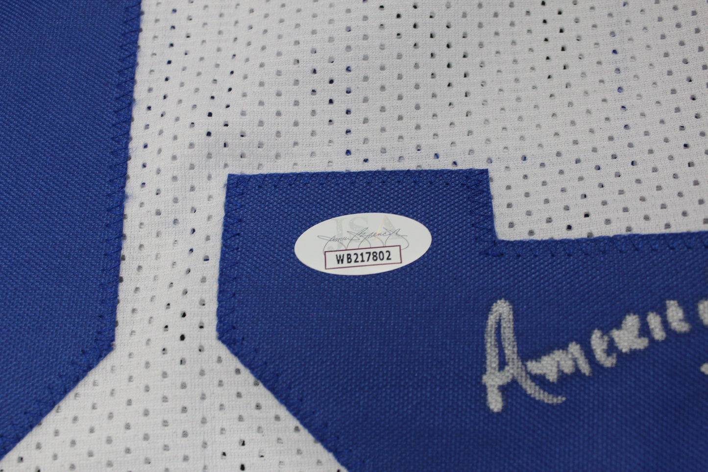 KEVIN WILLIAMS DALLAS COWBOYS SIGNED JERSEY Hurricanes w/INSCs M JSA