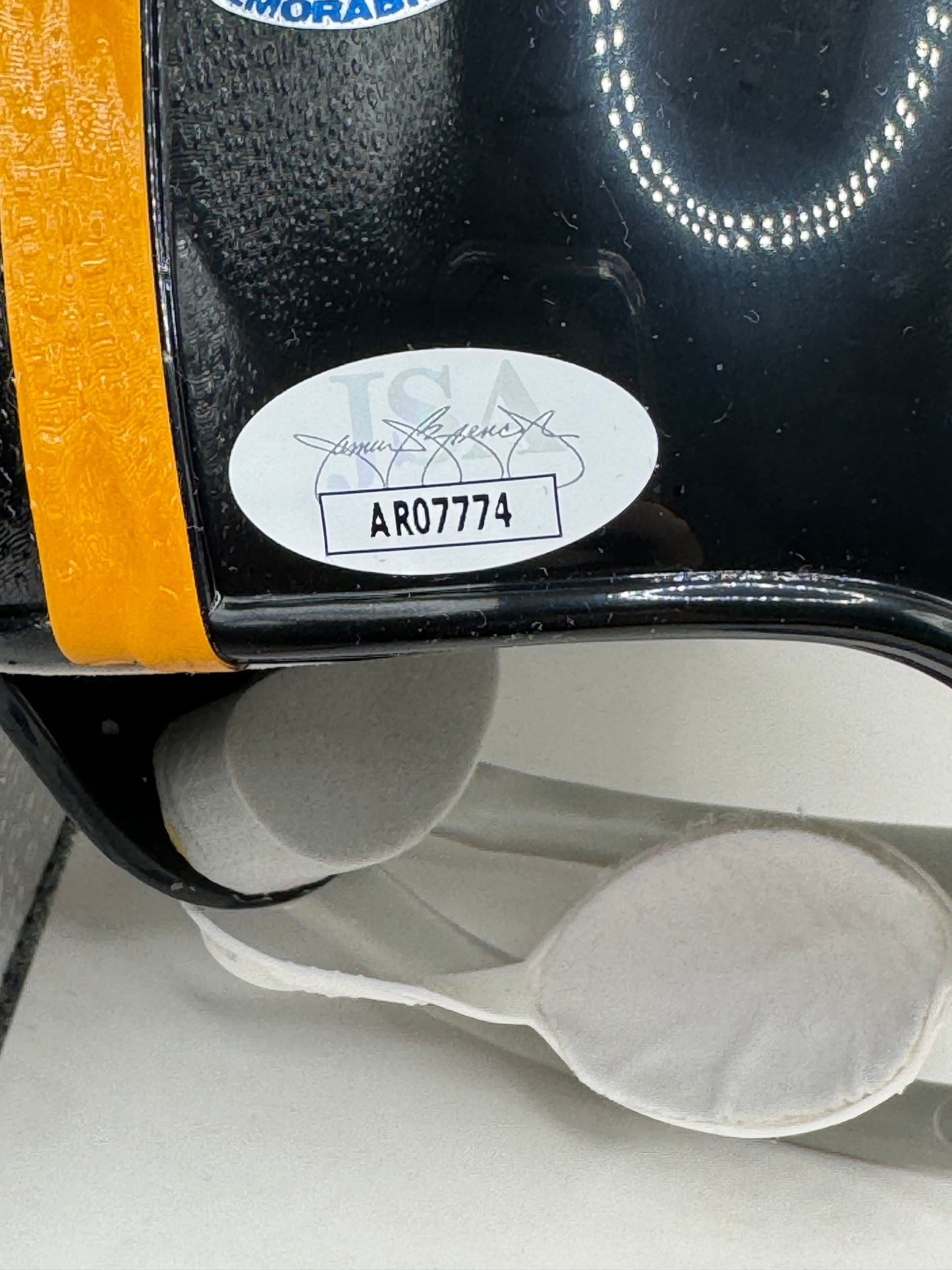 CHUCK NOLL PITTSBURGH STEELERS SIGNED Mini Helmet w/HOF 93 JSA