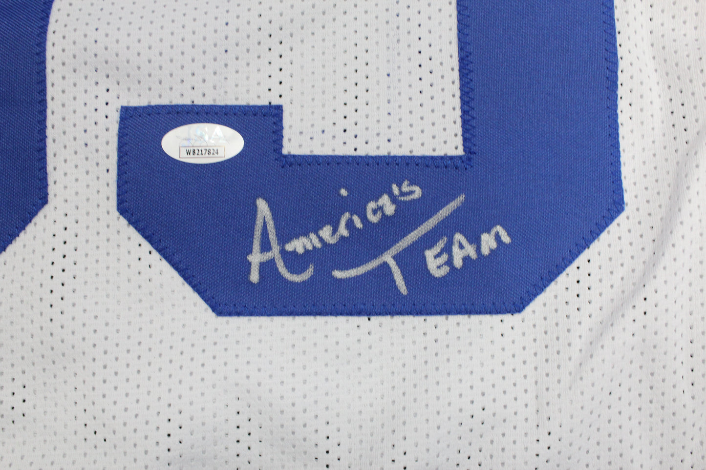 KEVIN WILLIAMS DALLAS COWBOYS SIGNED JERSEY Hurricanes w/INSCs 3XL JSA